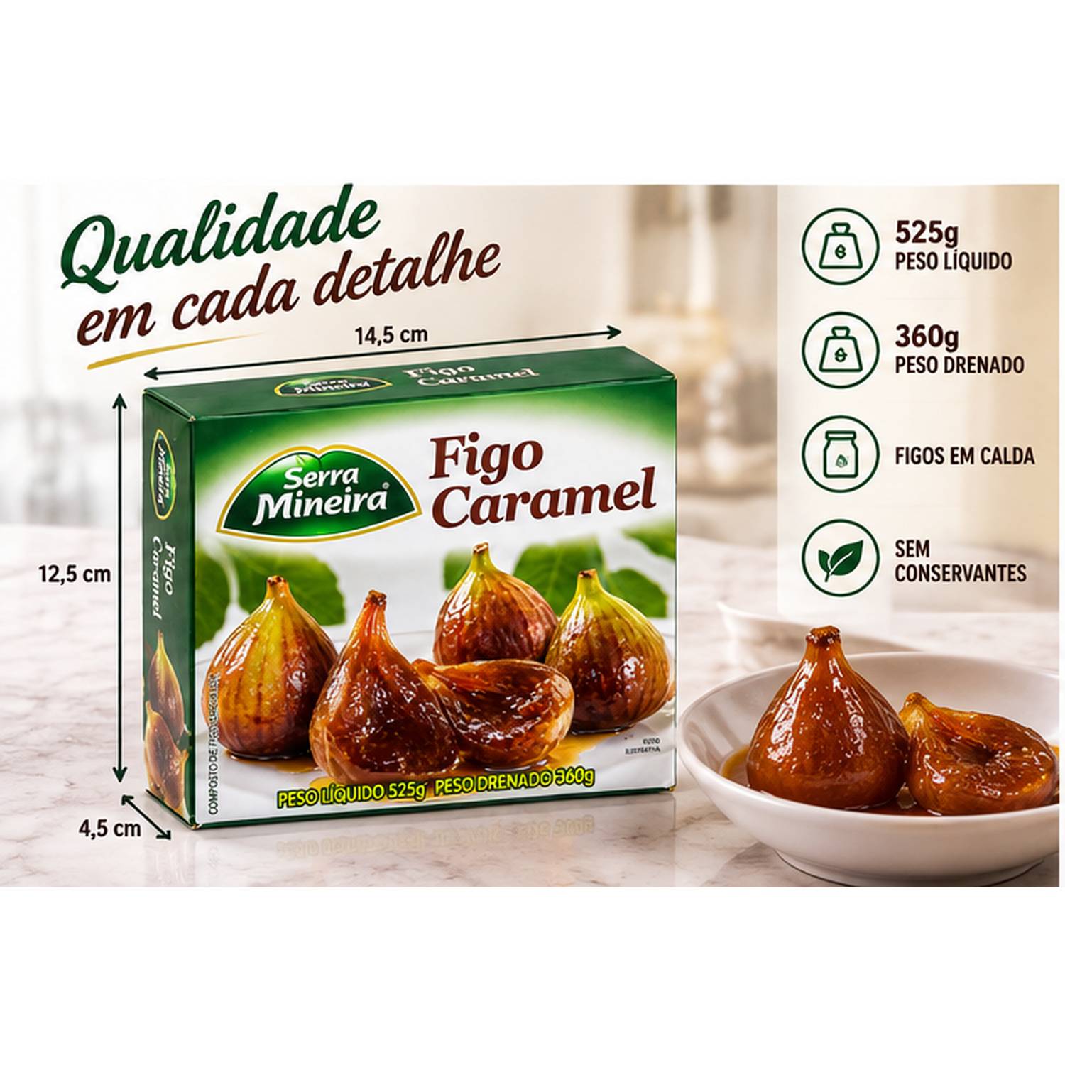Figo Caramel Serra Mineira HELOMAR 360g foto 8