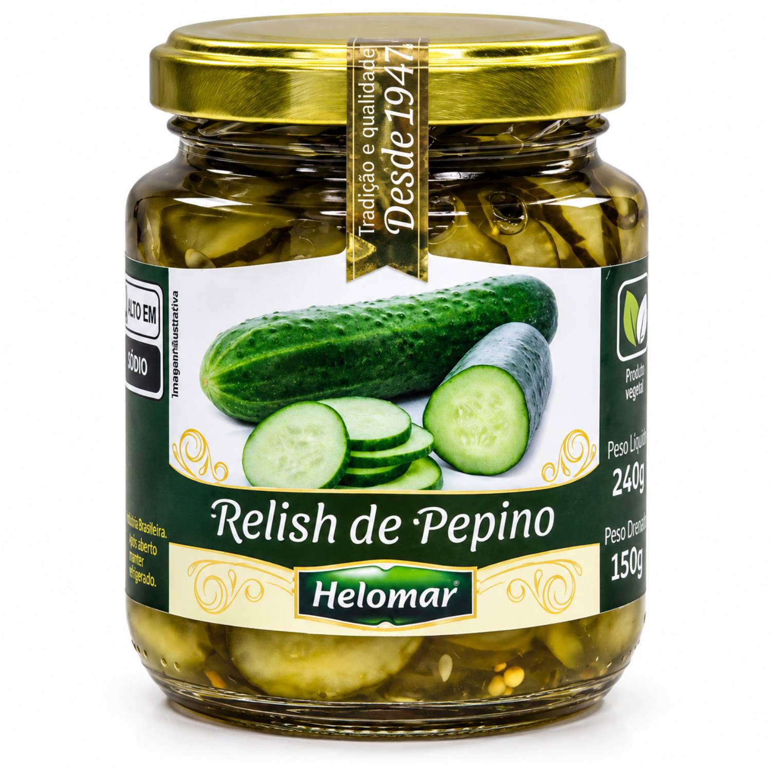 Relish de Pepino HELOMAR 150g