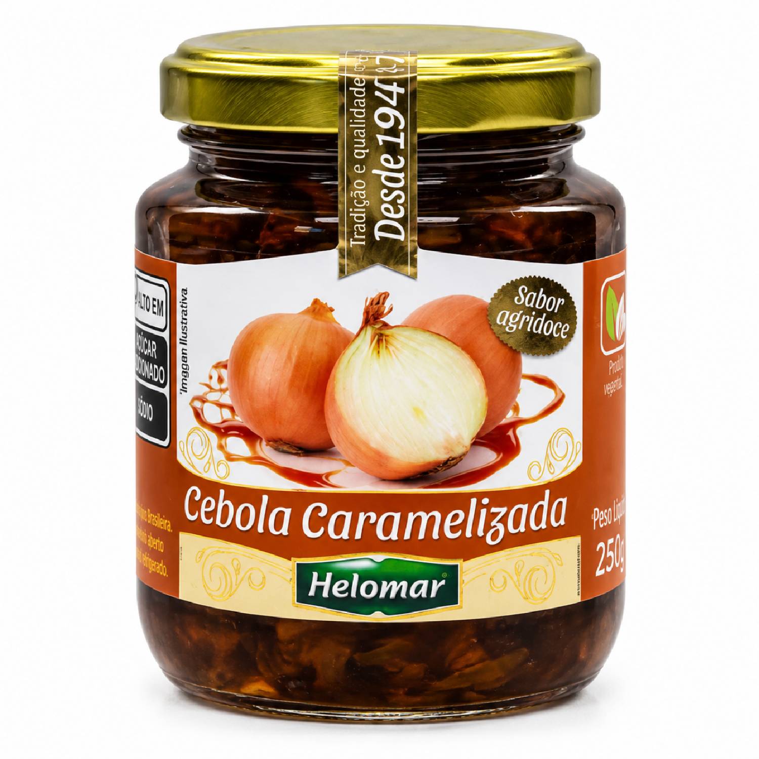 Cebola Caramelizada HELOMAR 250g