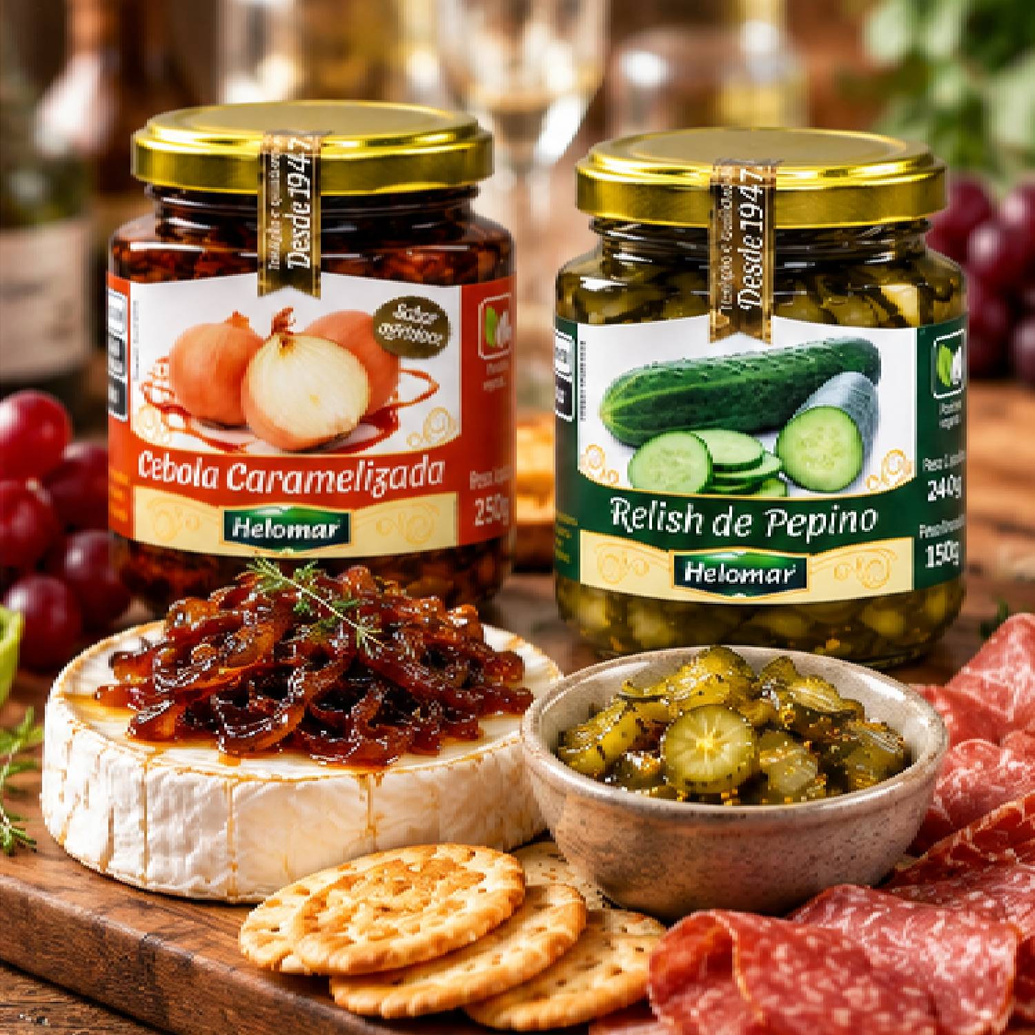 Kit Gourmet Cebola Caramelizada e Relish HELOMAR 250g foto 6