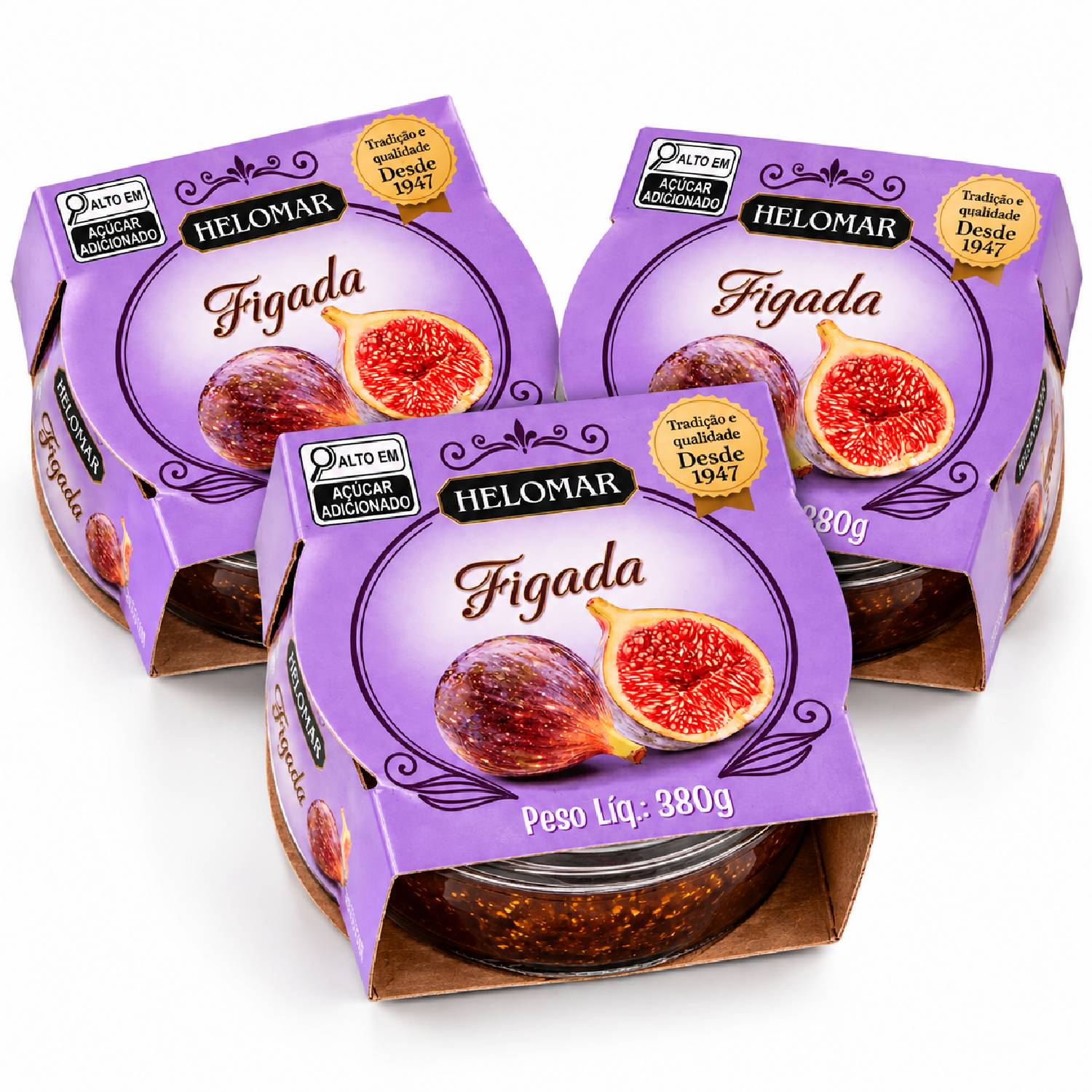 Kit 3 Figada HELOMAR 400g