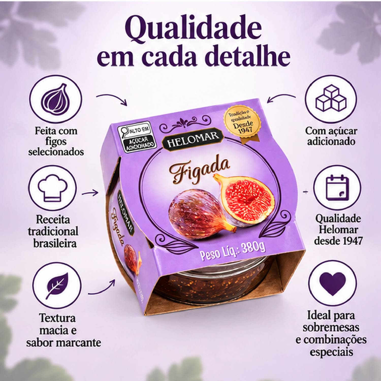 Kit 3 Figada HELOMAR 400g foto 2