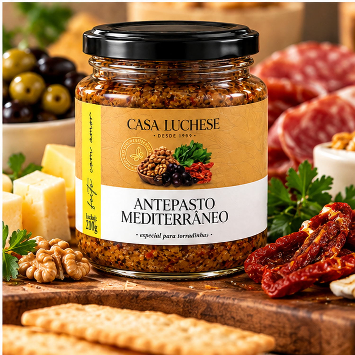 Antepasto Mediterrâneo CASA LUCHESE 210g foto 4