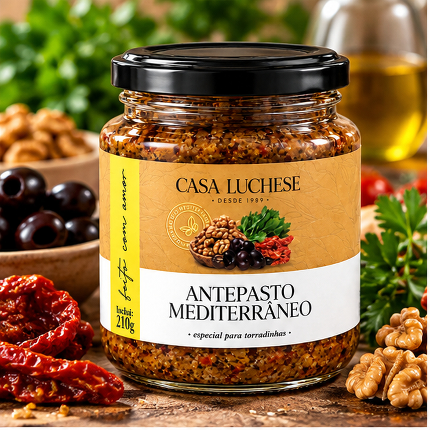 Antepasto Mediterrâneo CASA LUCHESE 210g foto 8