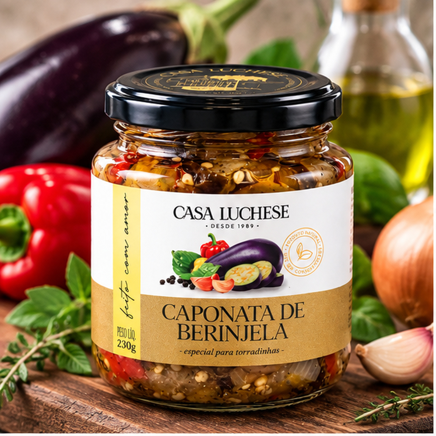 Caponata de Berinjela CASA LUCHESE 215g foto 5