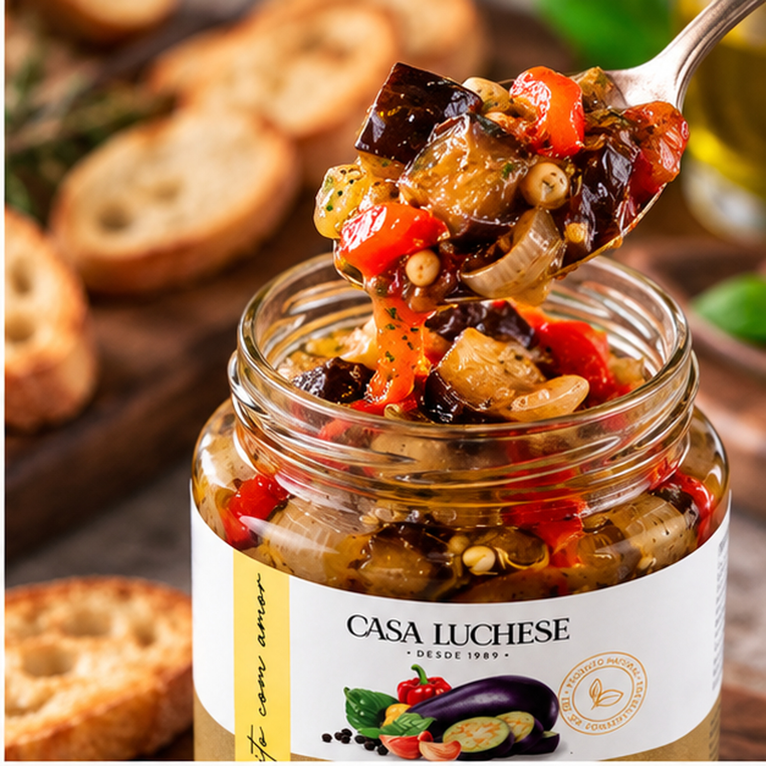 Caponata de Berinjela CASA LUCHESE 215g foto 7