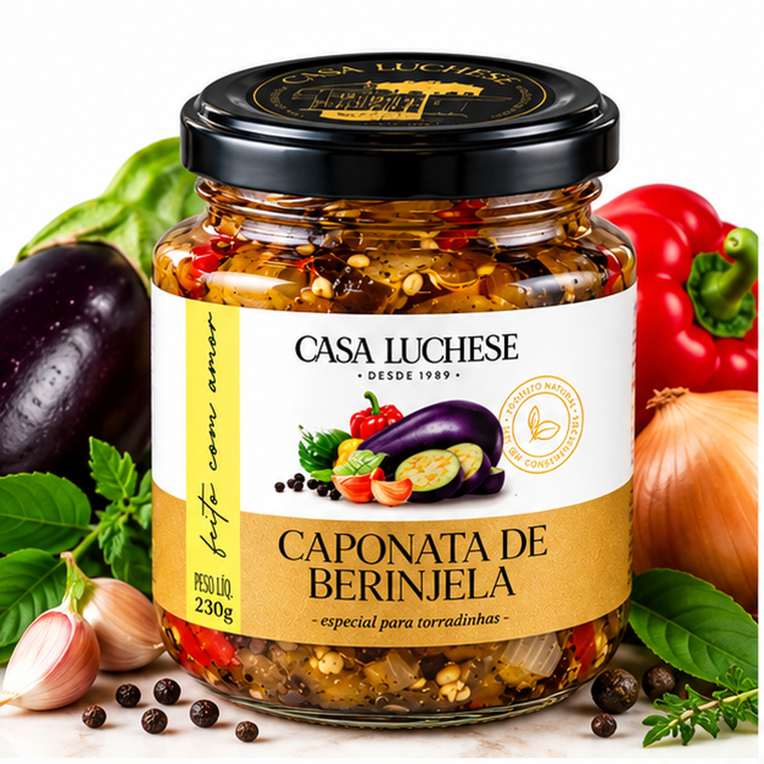 Caponata de Berinjela CASA LUCHESE 215g foto 9
