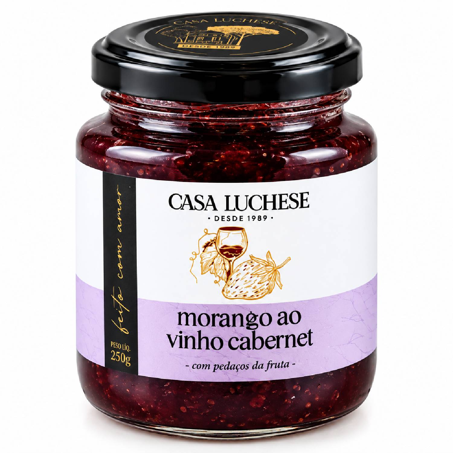 Doce de Morango ao Vinho Cabernet CASA LUCHESE 260g