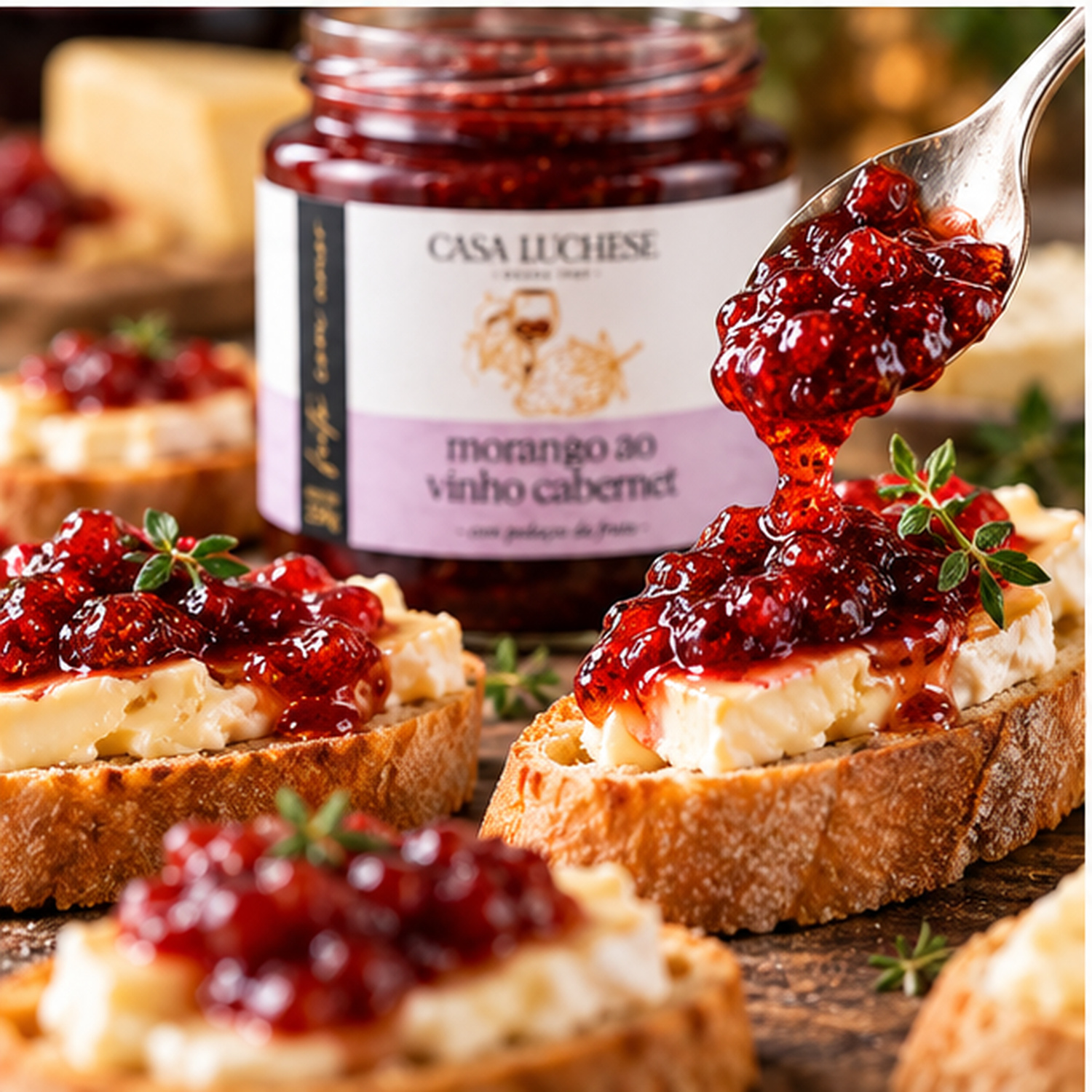 Doce de Morango ao Vinho Cabernet CASA LUCHESE 260g foto 5