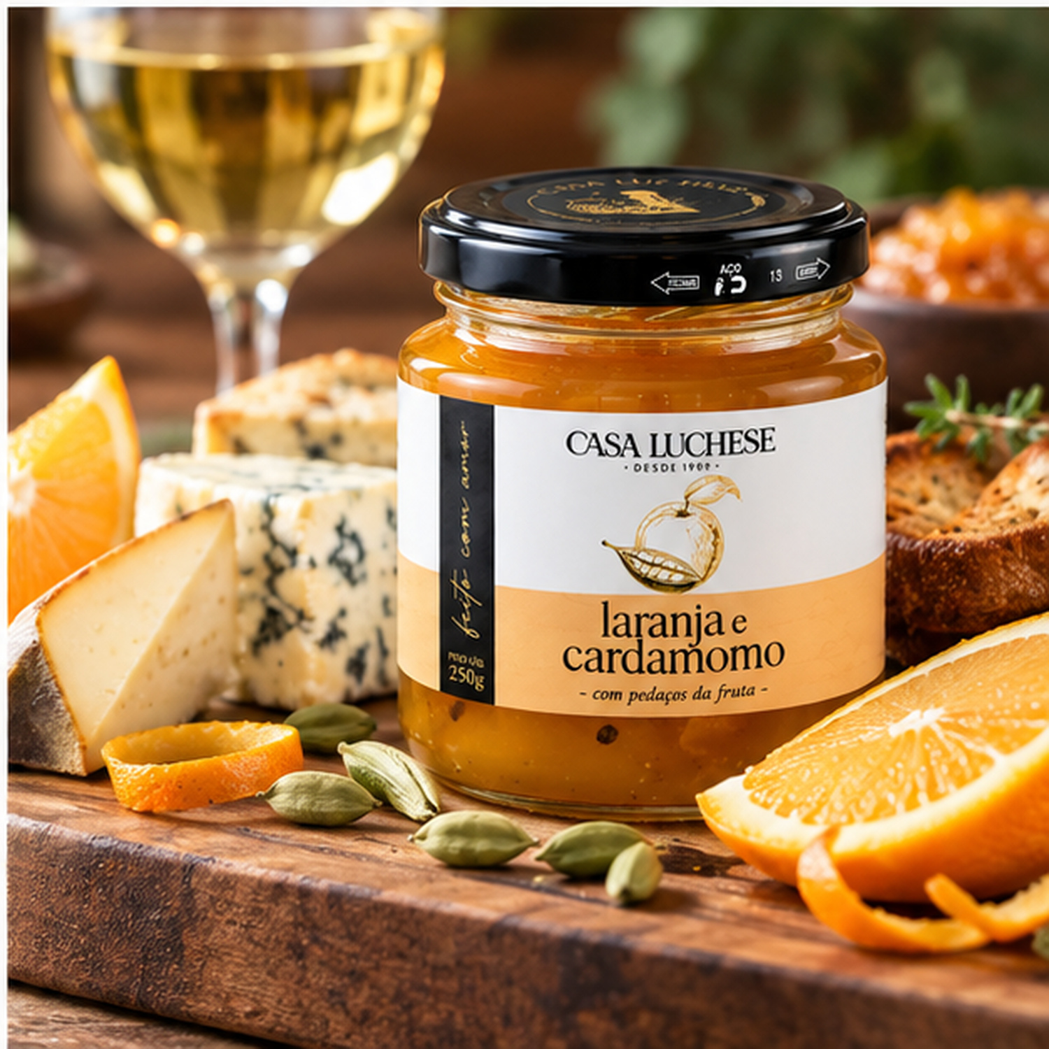 Doce de Laranja e Cardamomo Premium CASA LUCHESE 260g foto 4