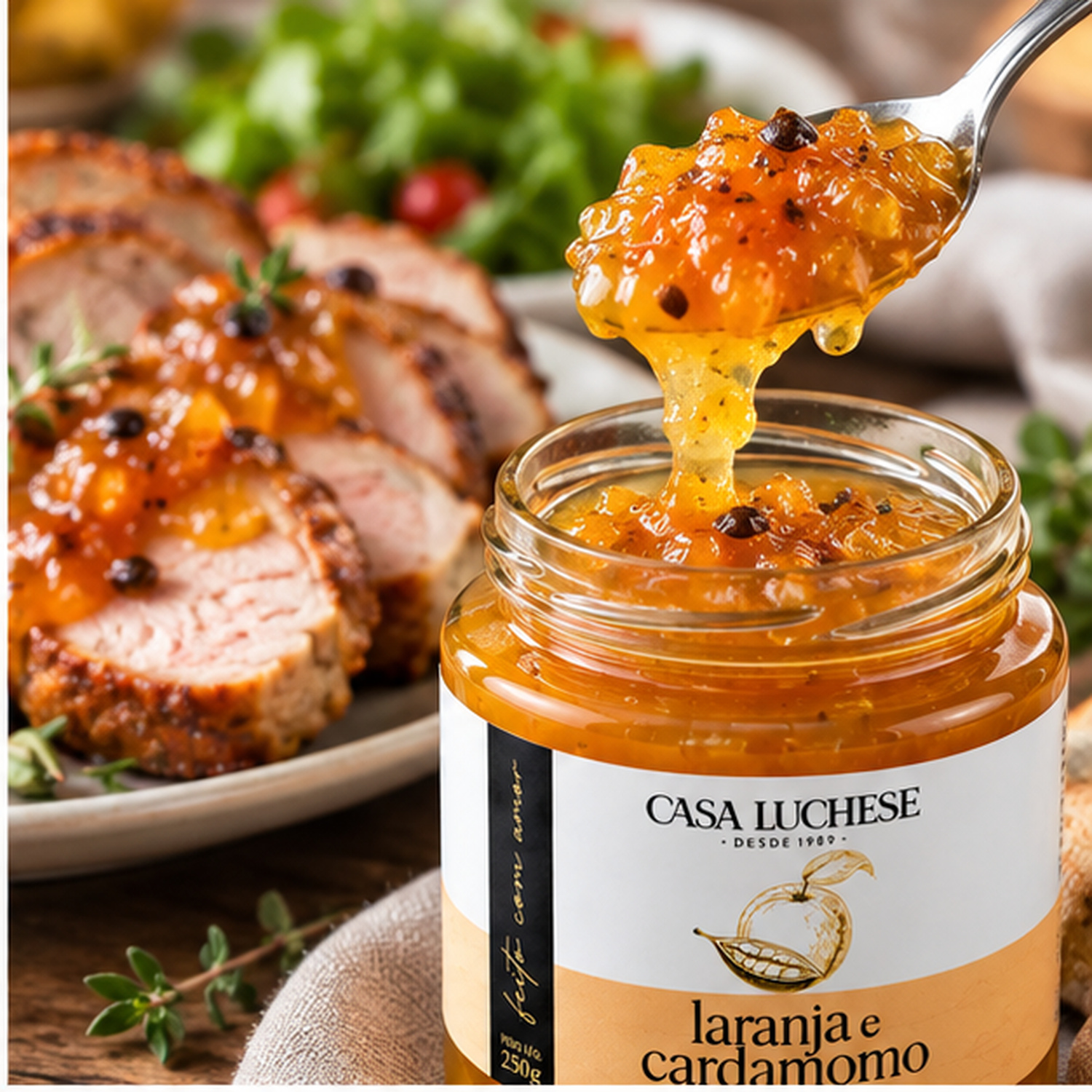 Doce de Laranja e Cardamomo Premium CASA LUCHESE 260g foto 7