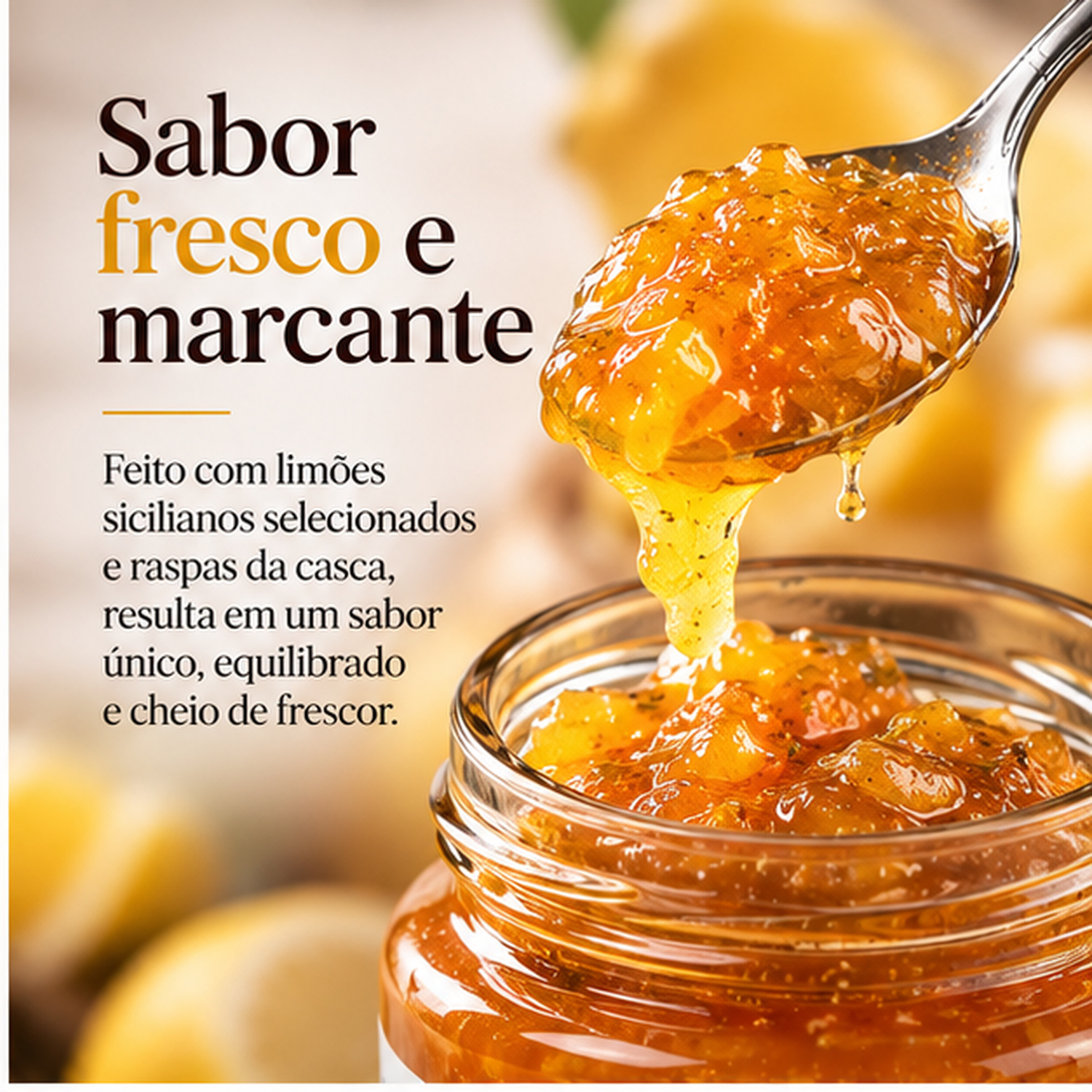 Geleia de Limão Siciliano Premium CASA LUCHESE 260g foto 4