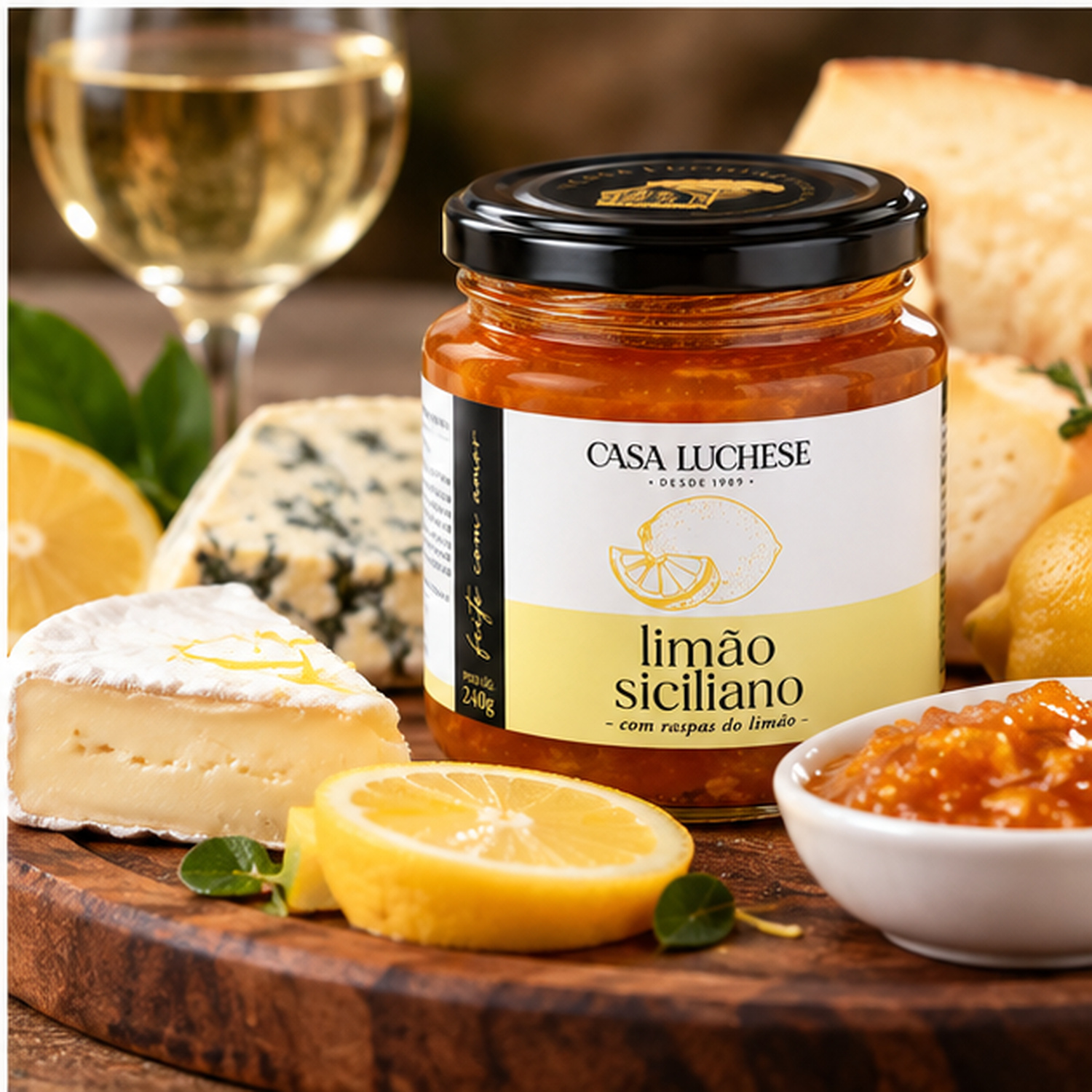 Geleia de Limão Siciliano Premium CASA LUCHESE 260g foto 5