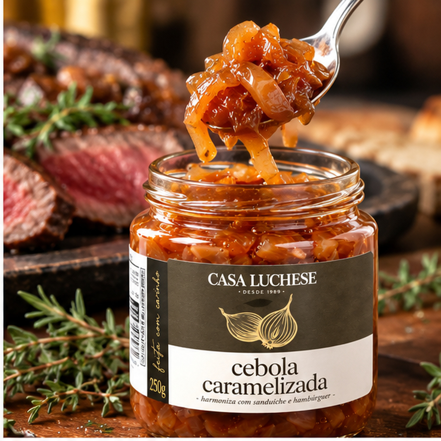 Cebola Caramelizada Tradicional CASA LUCHESE 250g foto 5