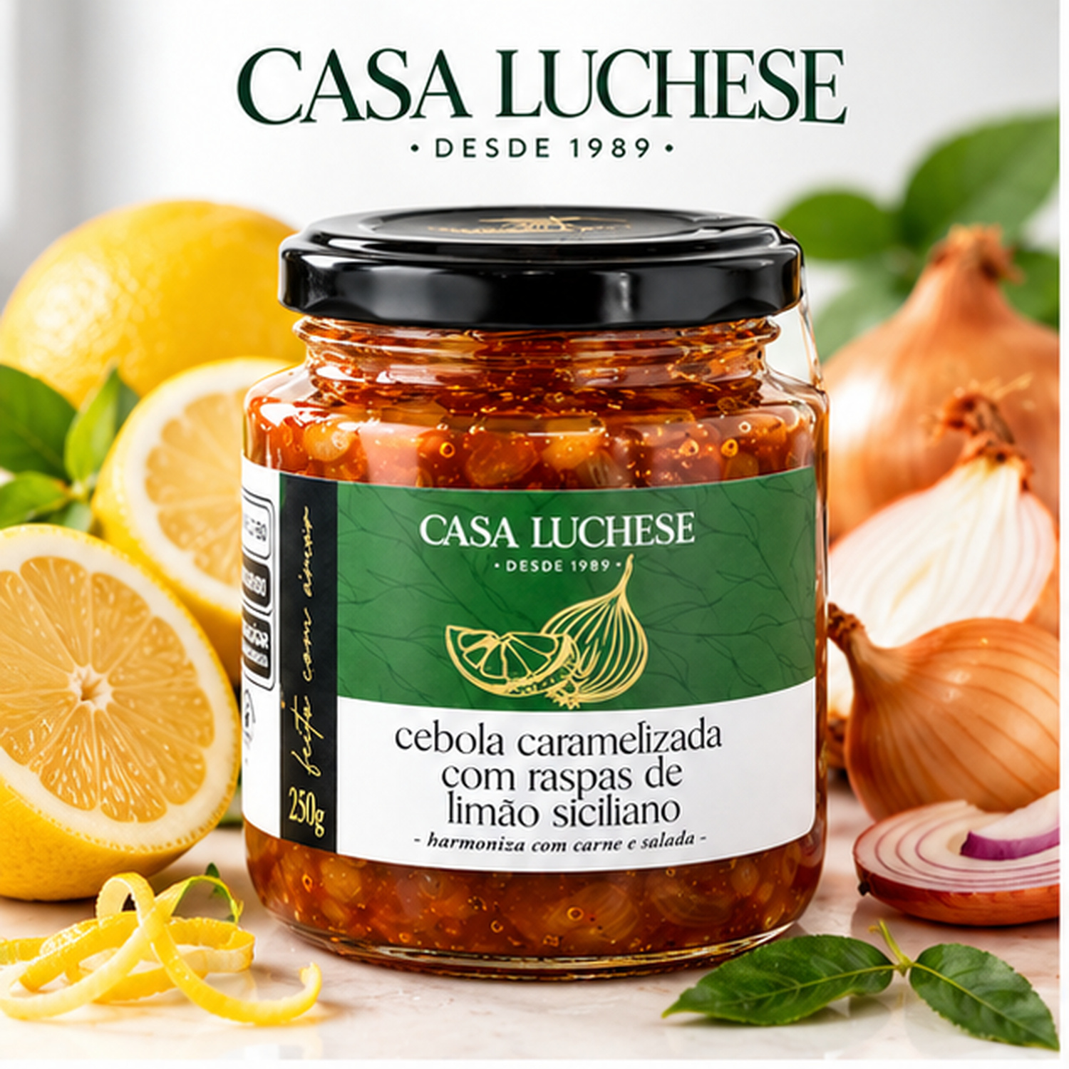Cebola Caramelizada c/ Limão Siciliano CASA LUCHESE 250g foto 6
