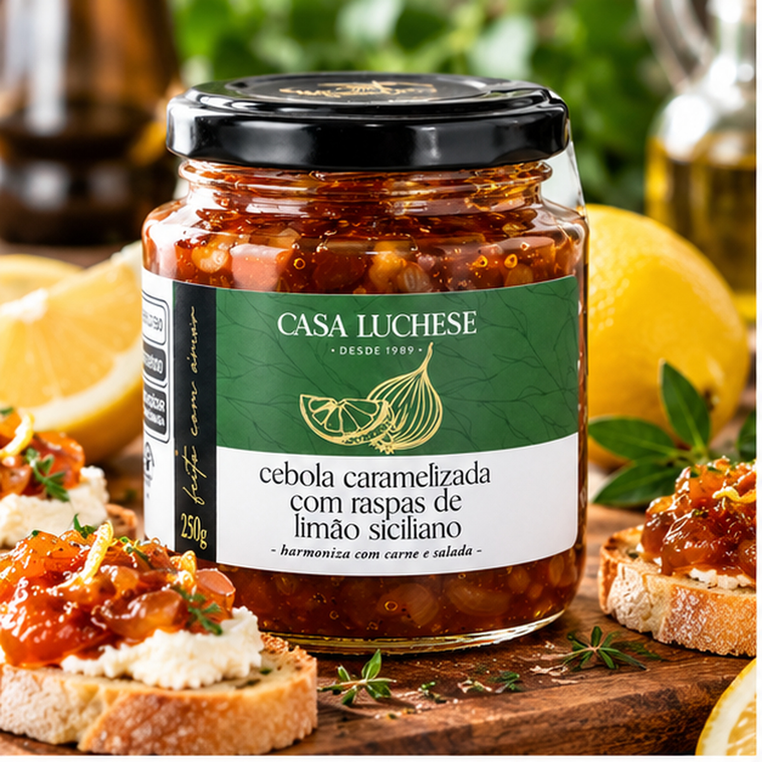 Cebola Caramelizada c/ Limão Siciliano CASA LUCHESE 250g foto 9