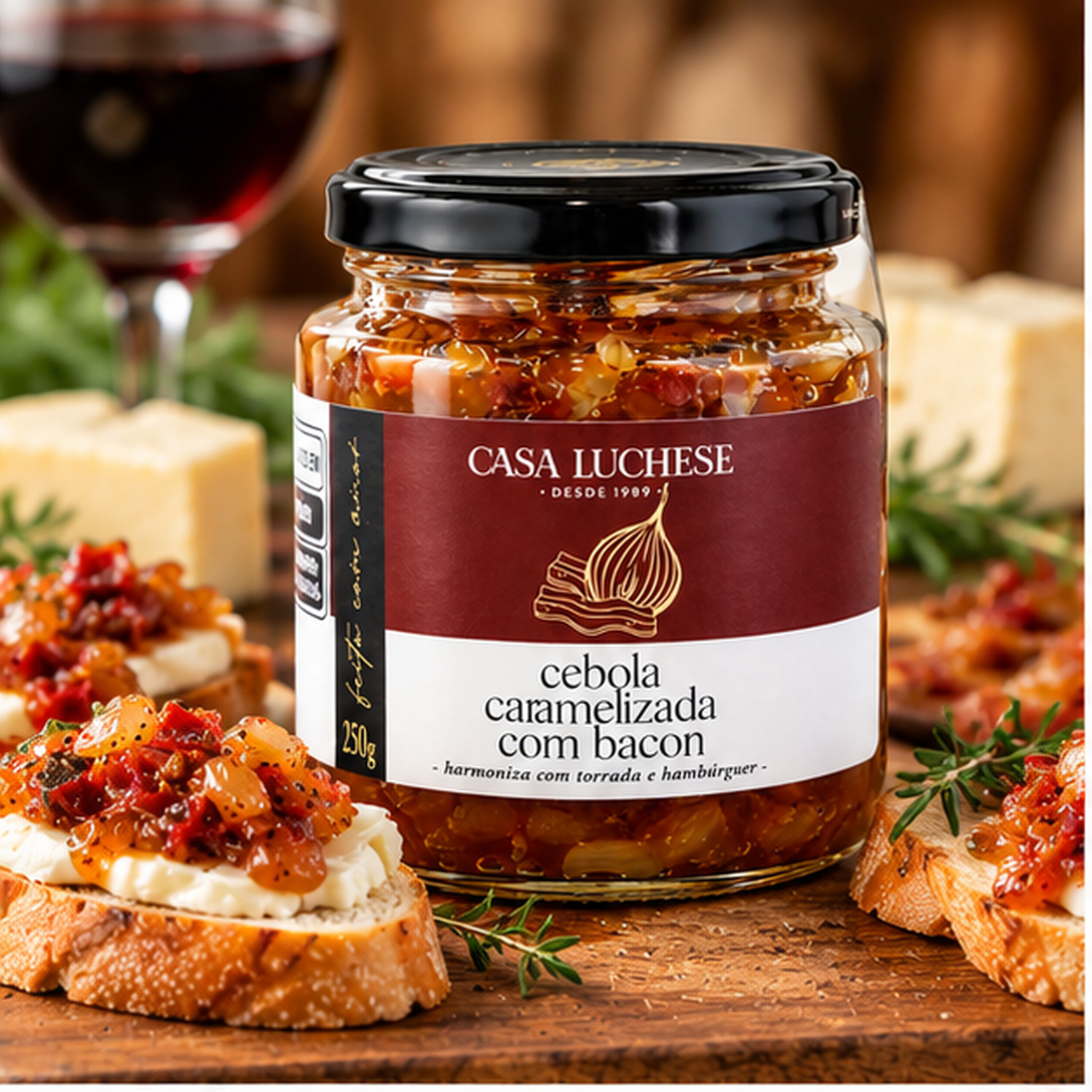 Cebola Caramelizada c/ Bacon CASA DUCHESE 250g foto 3