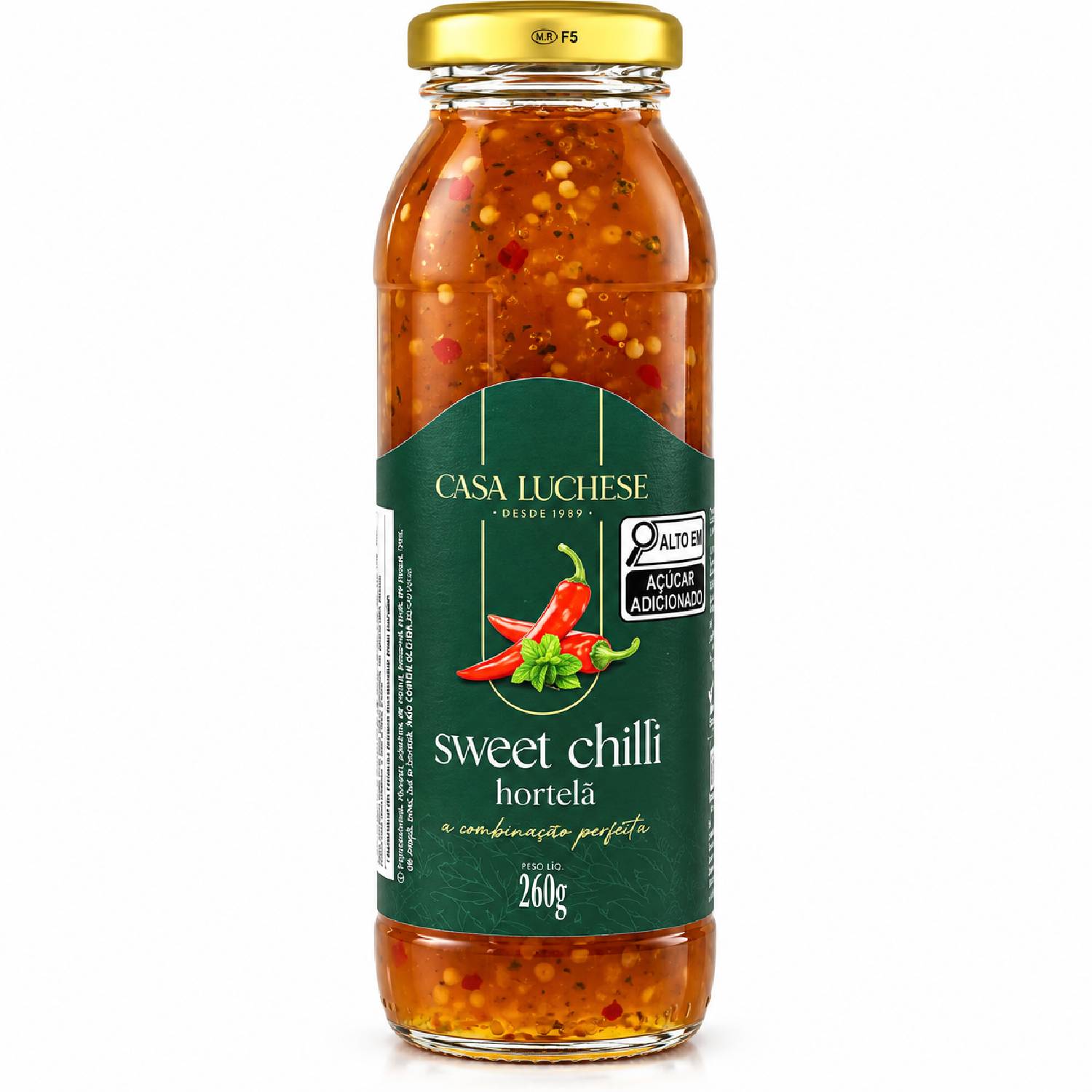 Sweet Chilli Hortelã Agridoce CASA LUCHESE 315g