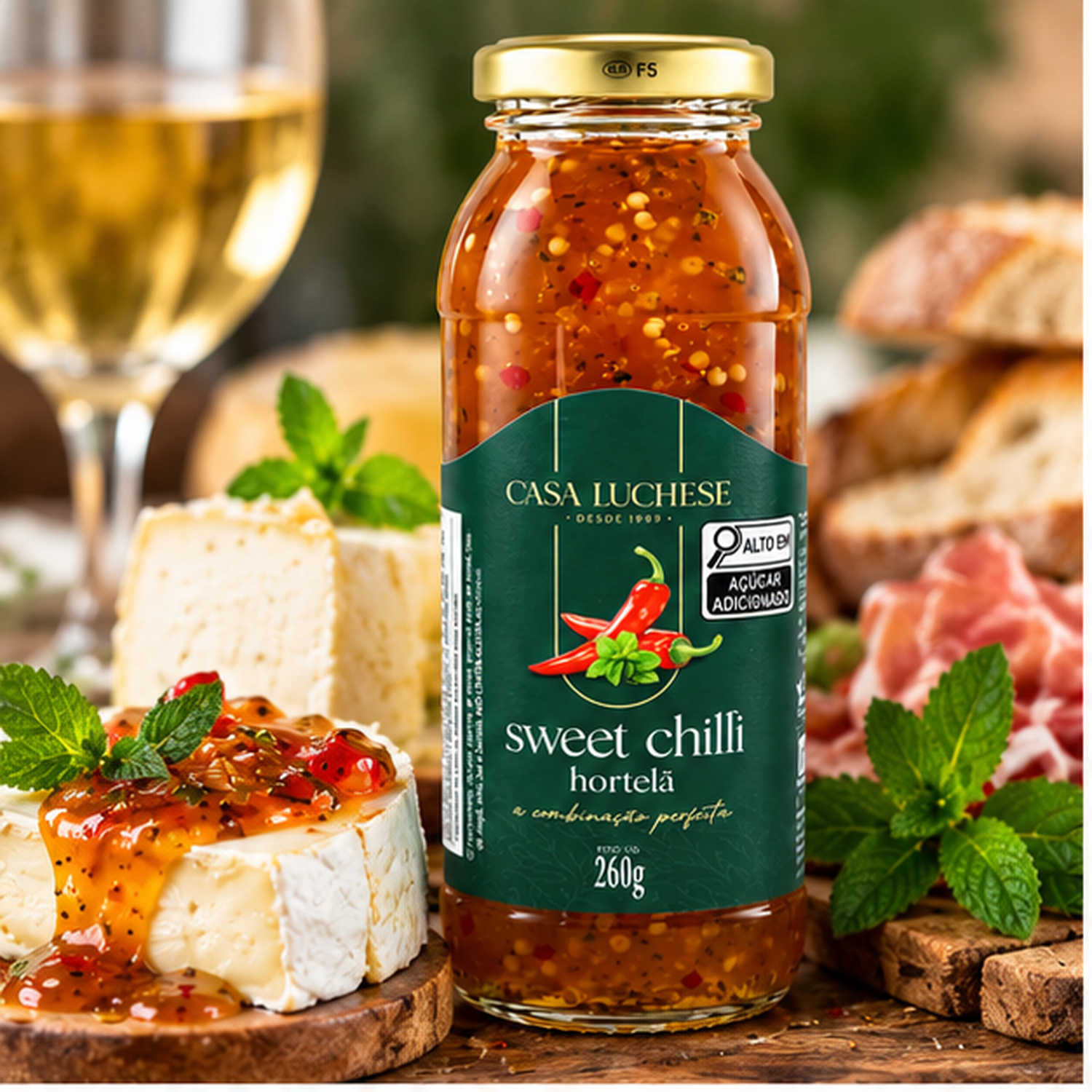Sweet Chilli Hortelã Agridoce CASA LUCHESE 315g foto 6
