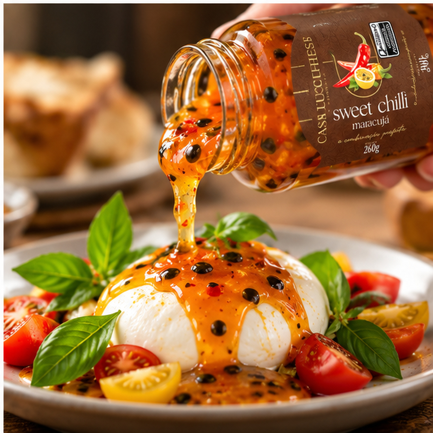 Sweet Chilli de Maracujá Agridoce CASA LUCHESE 315g foto 3