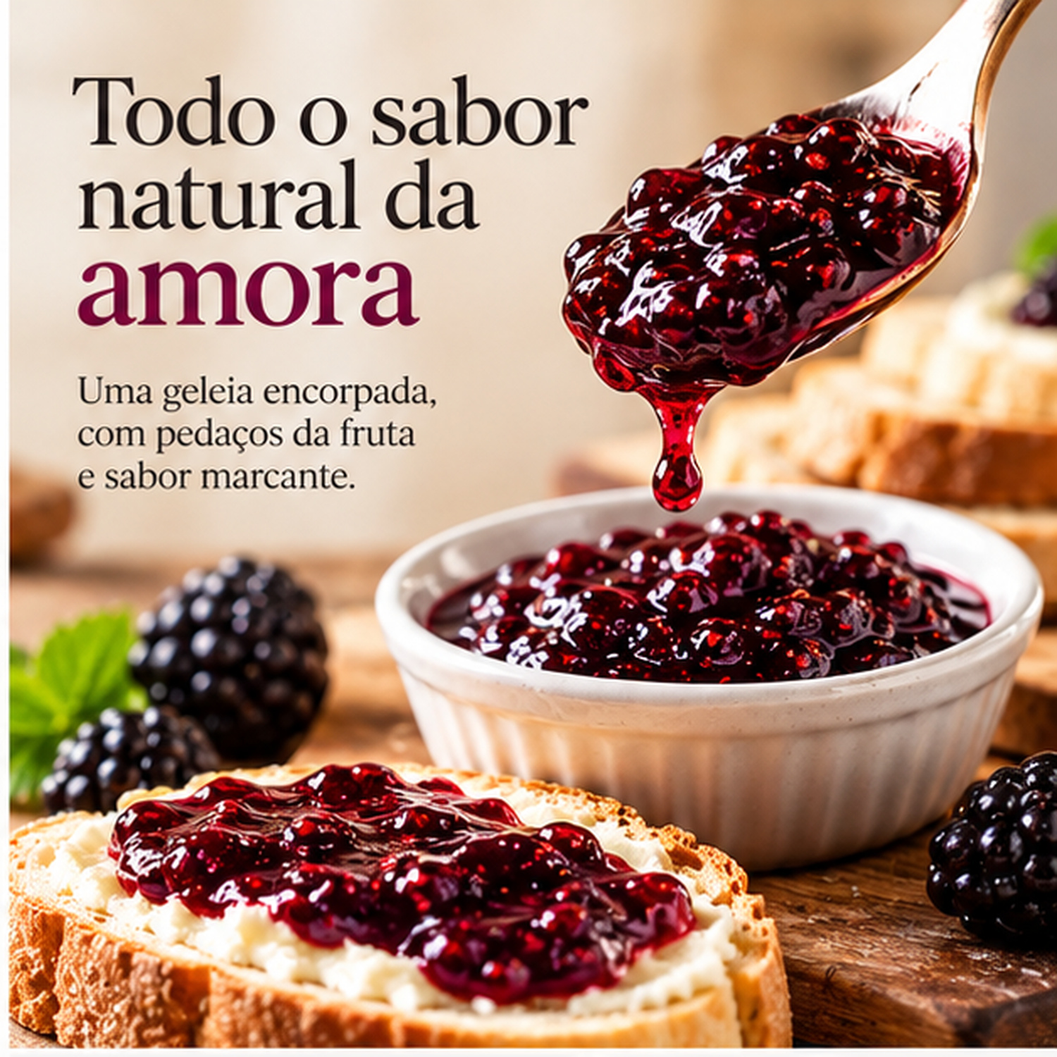 Doce de Amora s/ Adição de Açucar CASA LUCHESE 260g foto 4