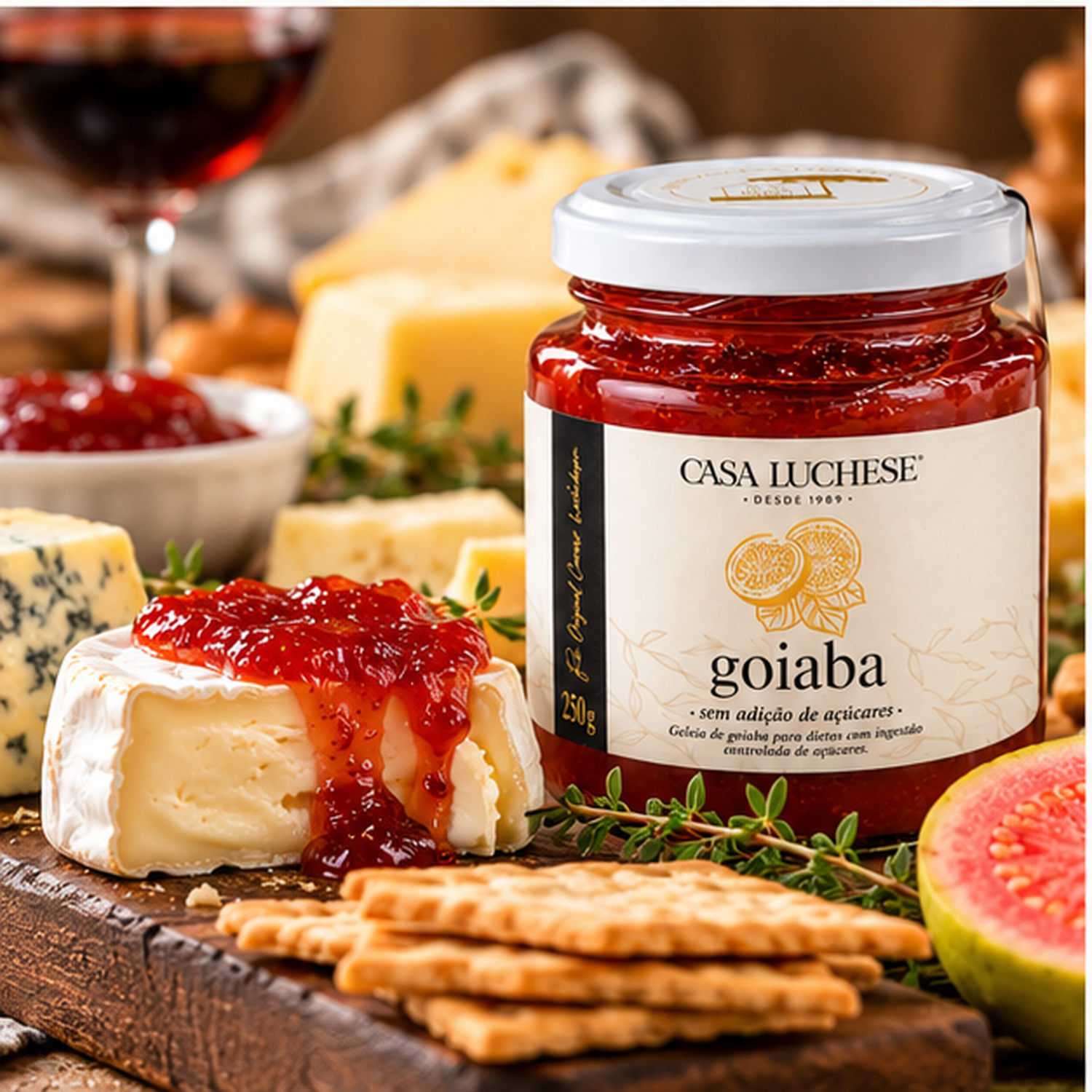 Doce de Goiaba sem Adição de Açucar CASA LUCHESE 260g foto 3
