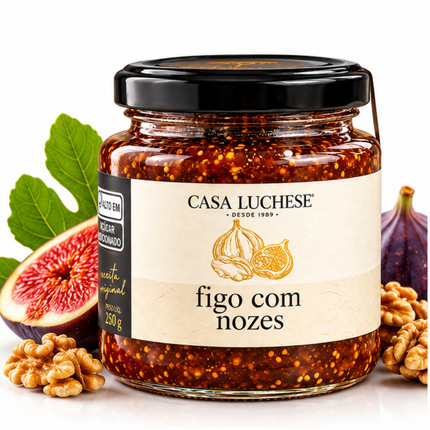 Doce de Figo com Nozes CASA LUCHESE 280g foto 4
