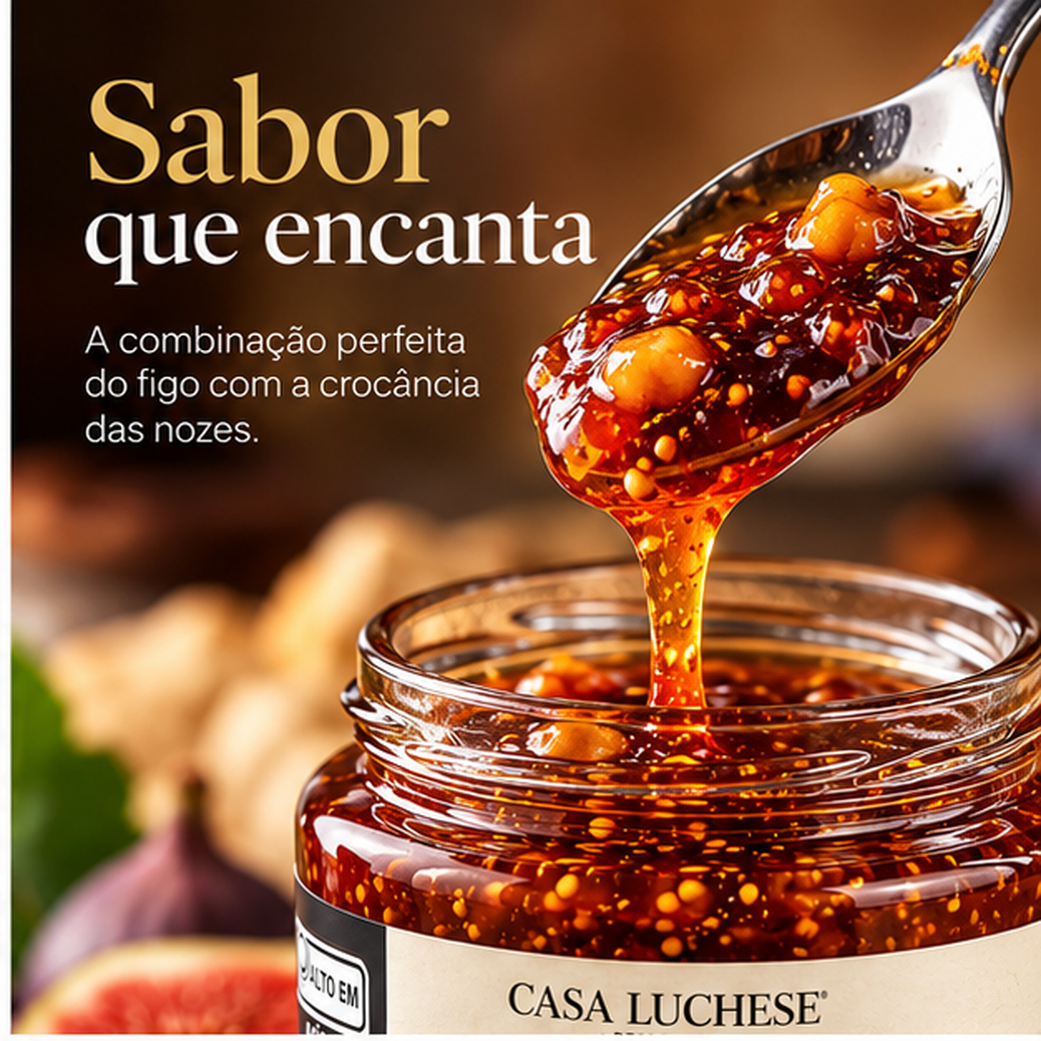 Doce de Figo com Nozes CASA LUCHESE 280g foto 6