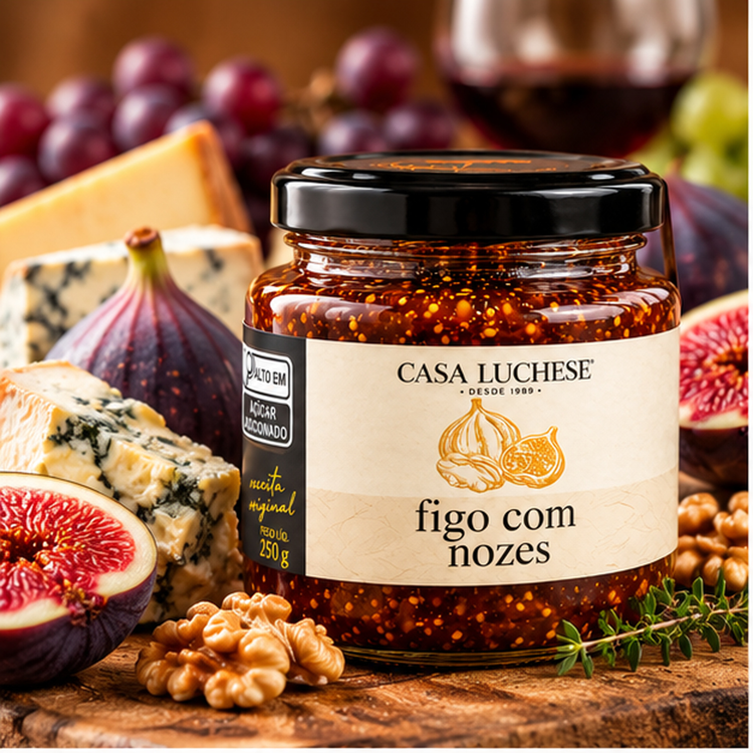Doce de Figo com Nozes CASA LUCHESE 280g foto 8