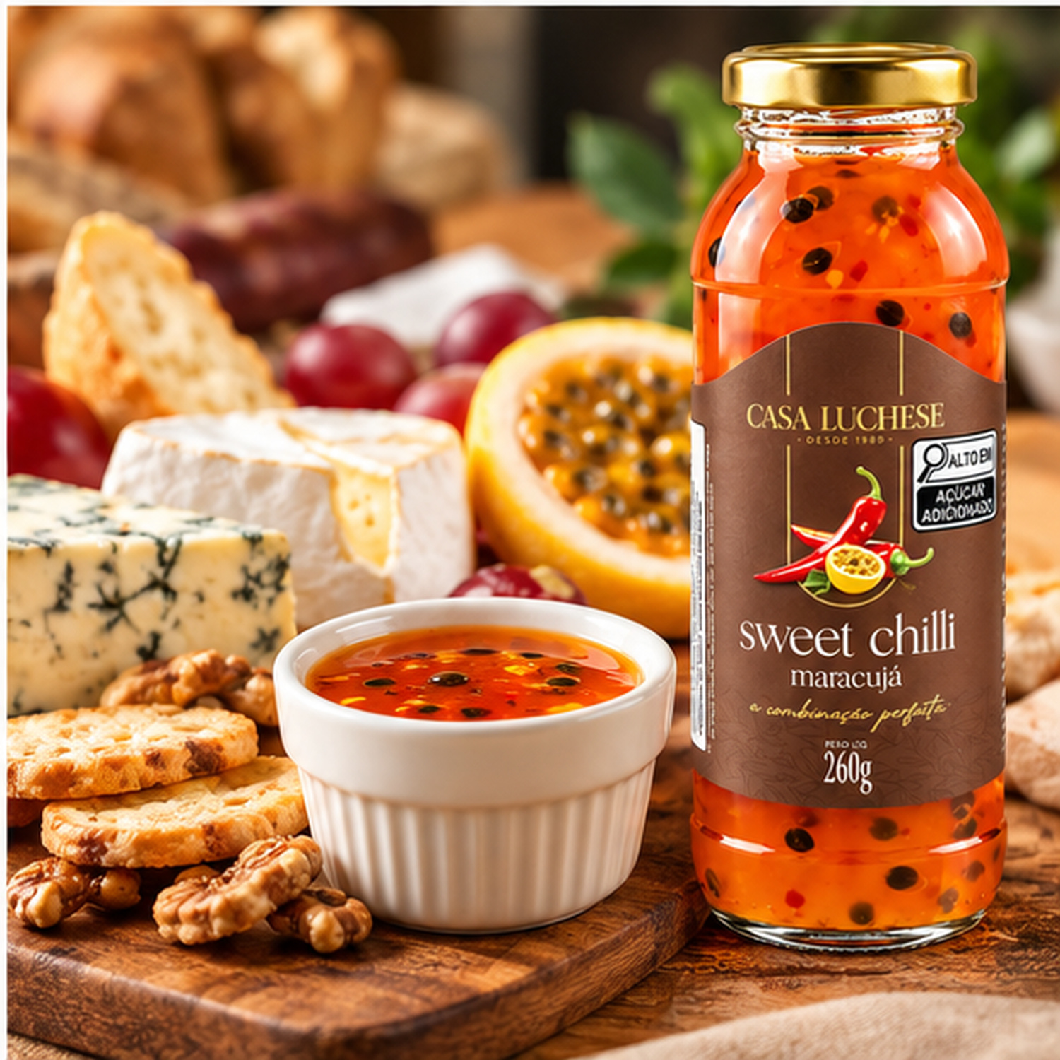 Sweet Chilli de Abacaxi CASA LUCHESE 315g foto 3