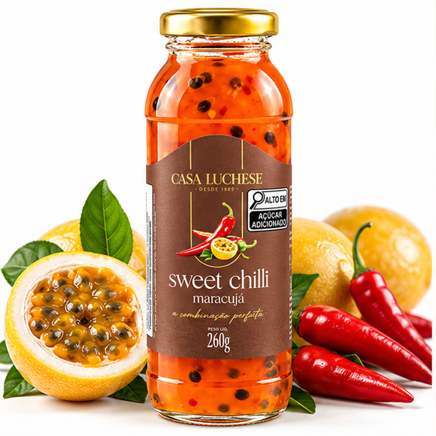 Sweet Chilli de Abacaxi CASA LUCHESE 315g foto 4