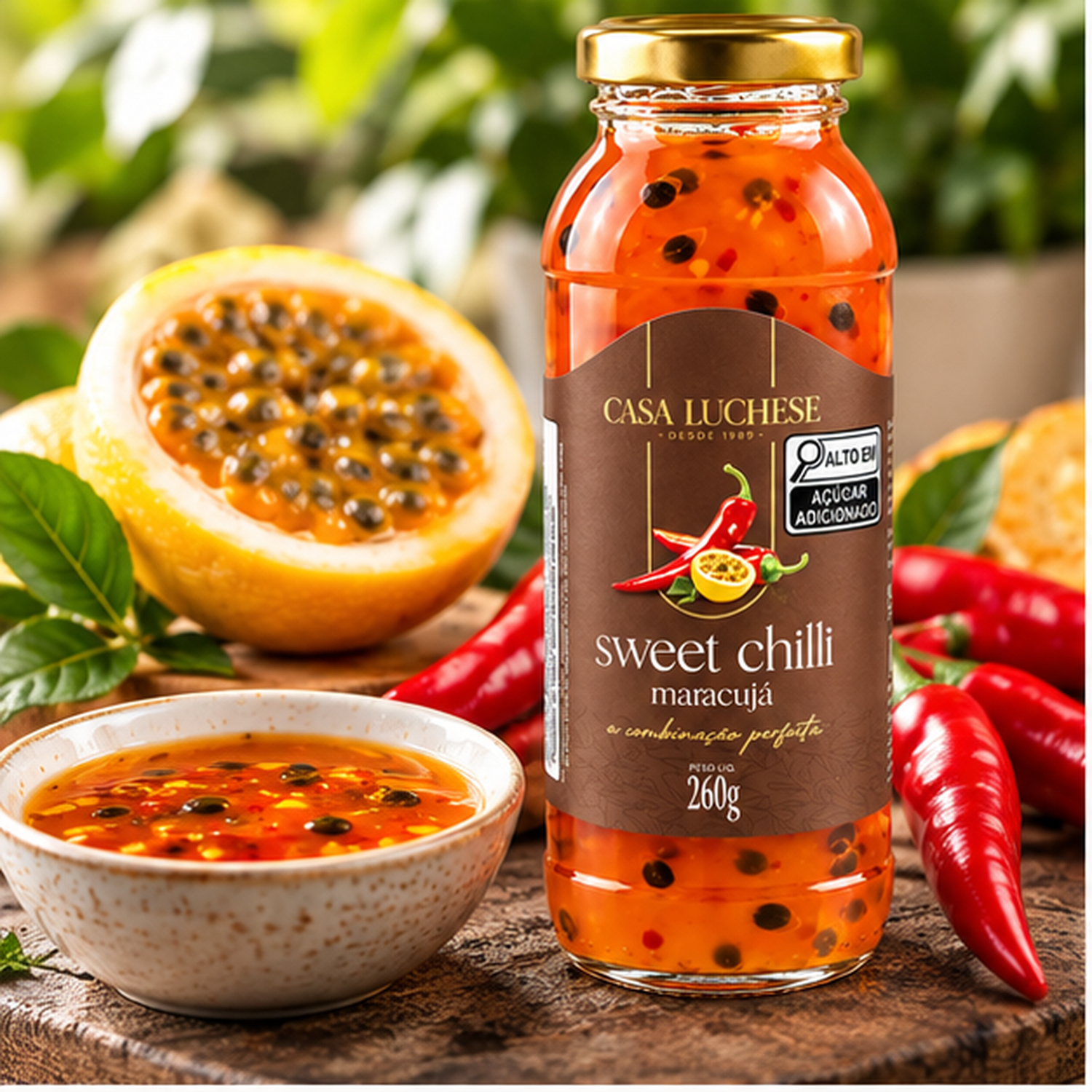 Sweet Chilli de Abacaxi CASA LUCHESE 315g foto 5