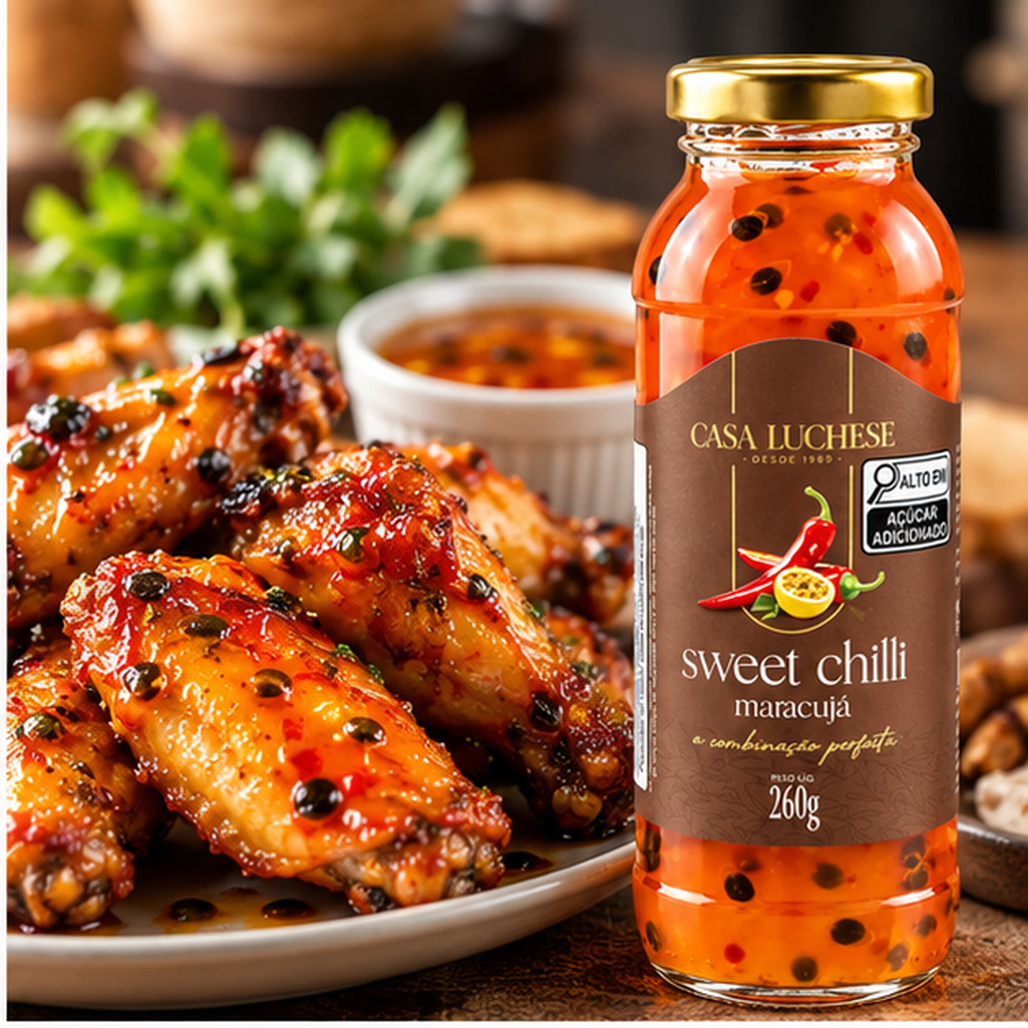 Sweet Chilli de Abacaxi CASA LUCHESE 315g foto 7
