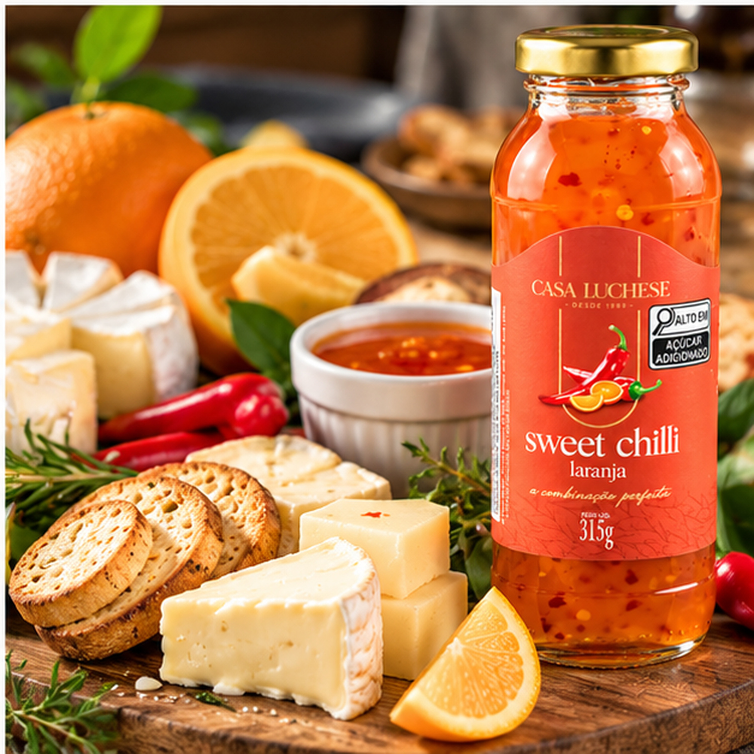 Sweet Chilli de Laranja Agridoce CASA LUCHESE 315g foto 6