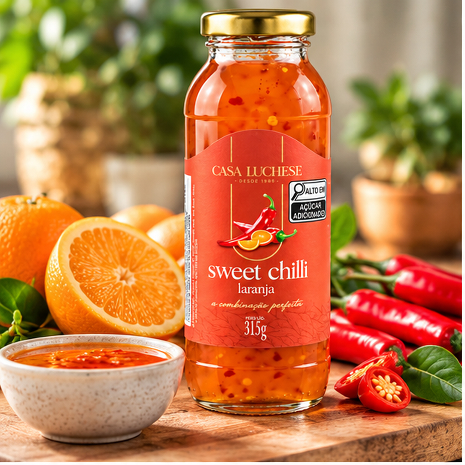 Sweet Chilli de Laranja Agridoce CASA LUCHESE 315g foto 8