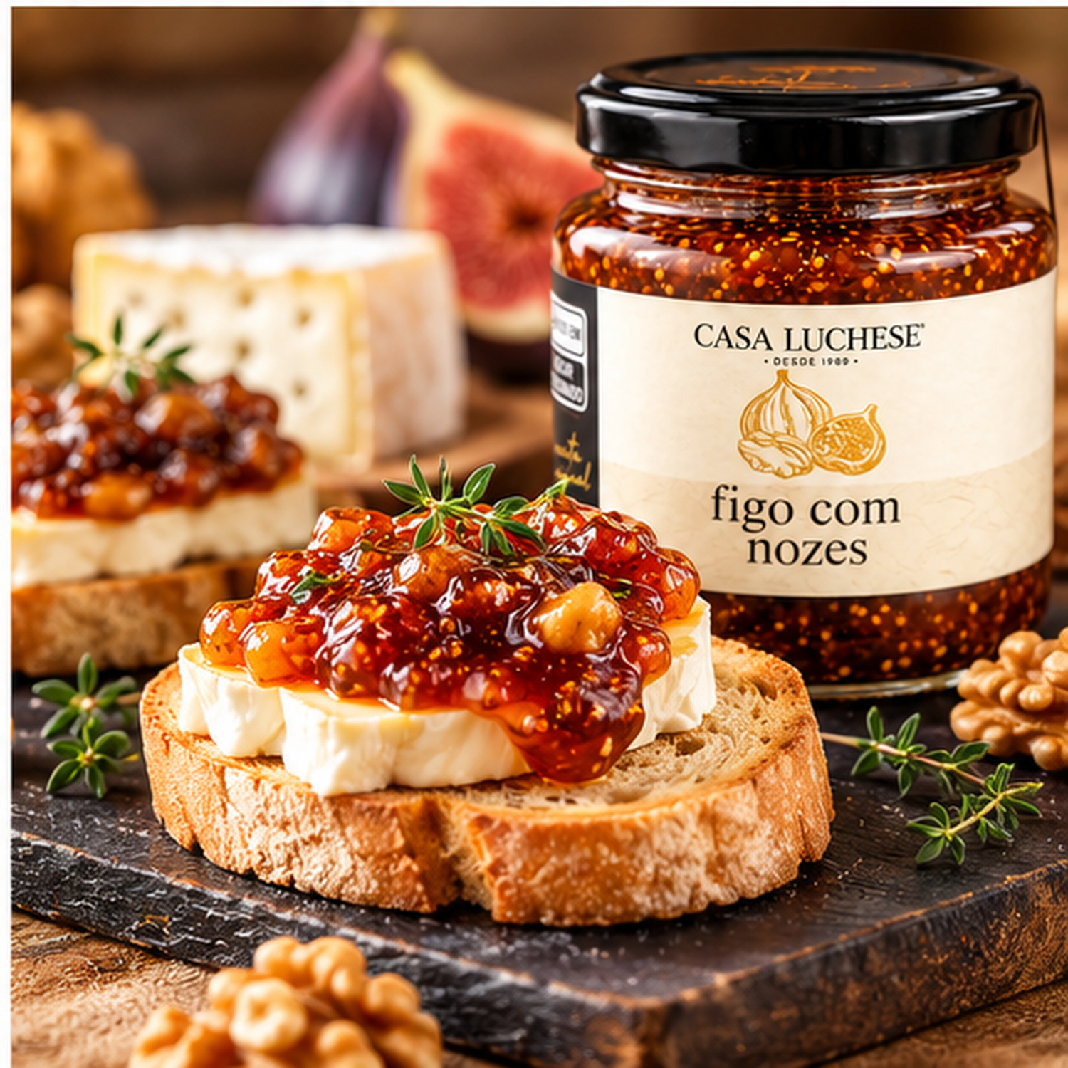 Kit 3 Doce de Figo com Nozes CASA LUCHESE 280g foto 9