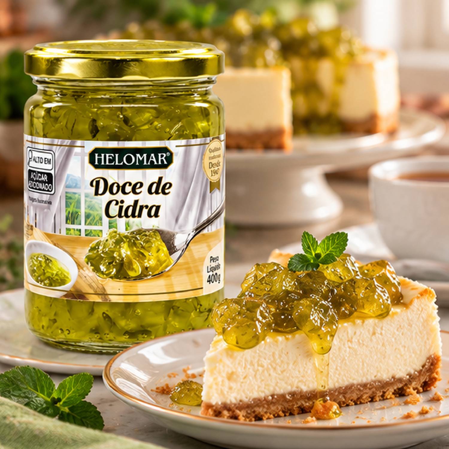 Kit 3 Doce de Cidra HELOMAR 400g foto 8