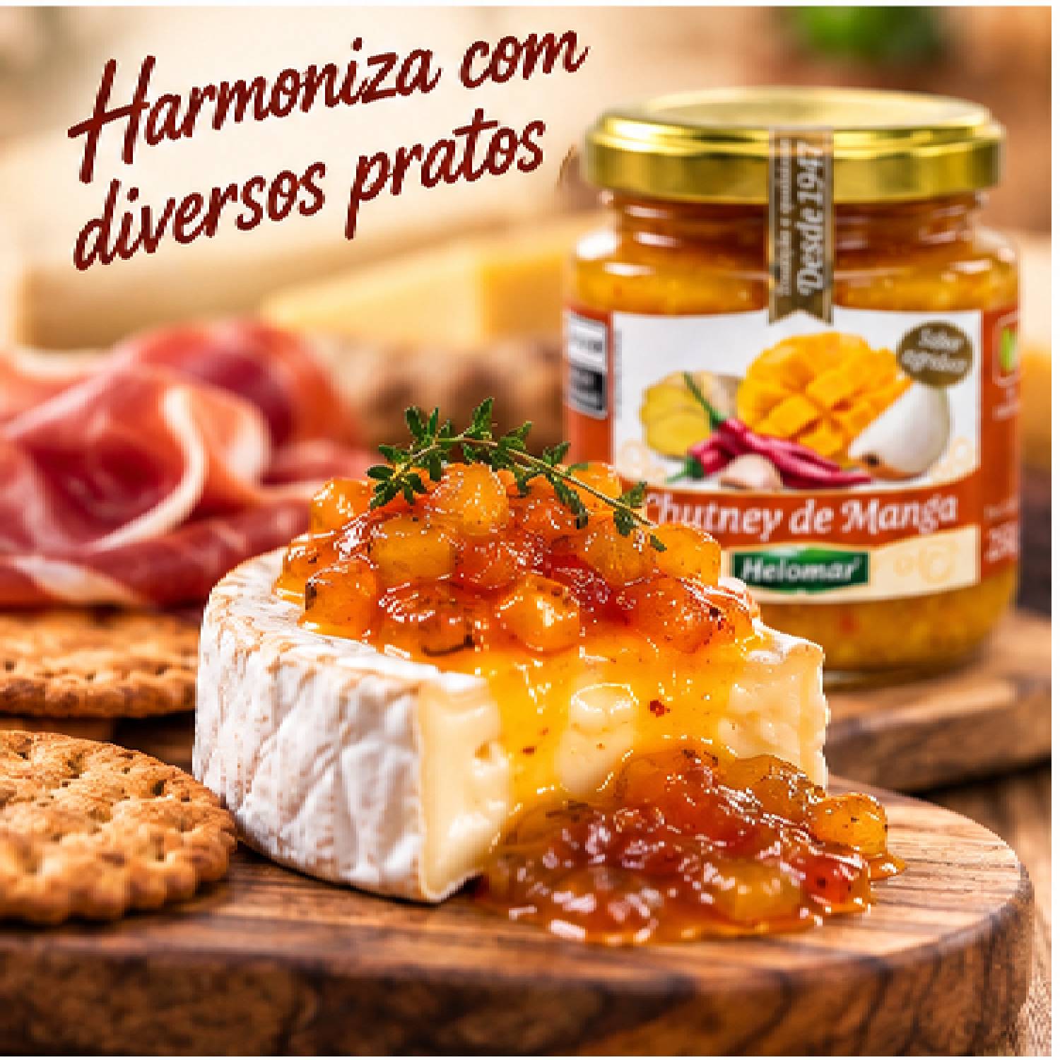 Kit 3 Chutney de Manga HELOMAR 150g foto 6