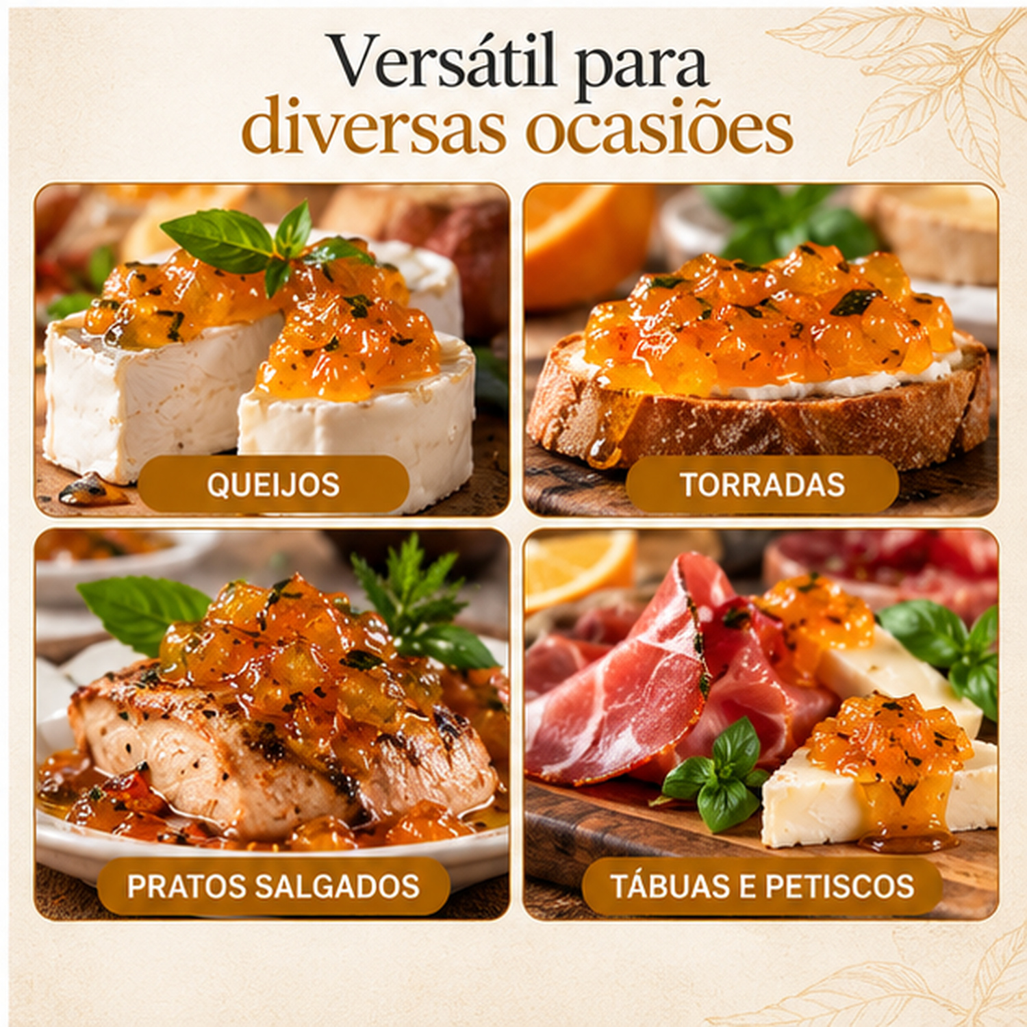Kit 3 Doce Vinho Bco, Laranja, Manjericão CASA LUCHESE 260g foto 7