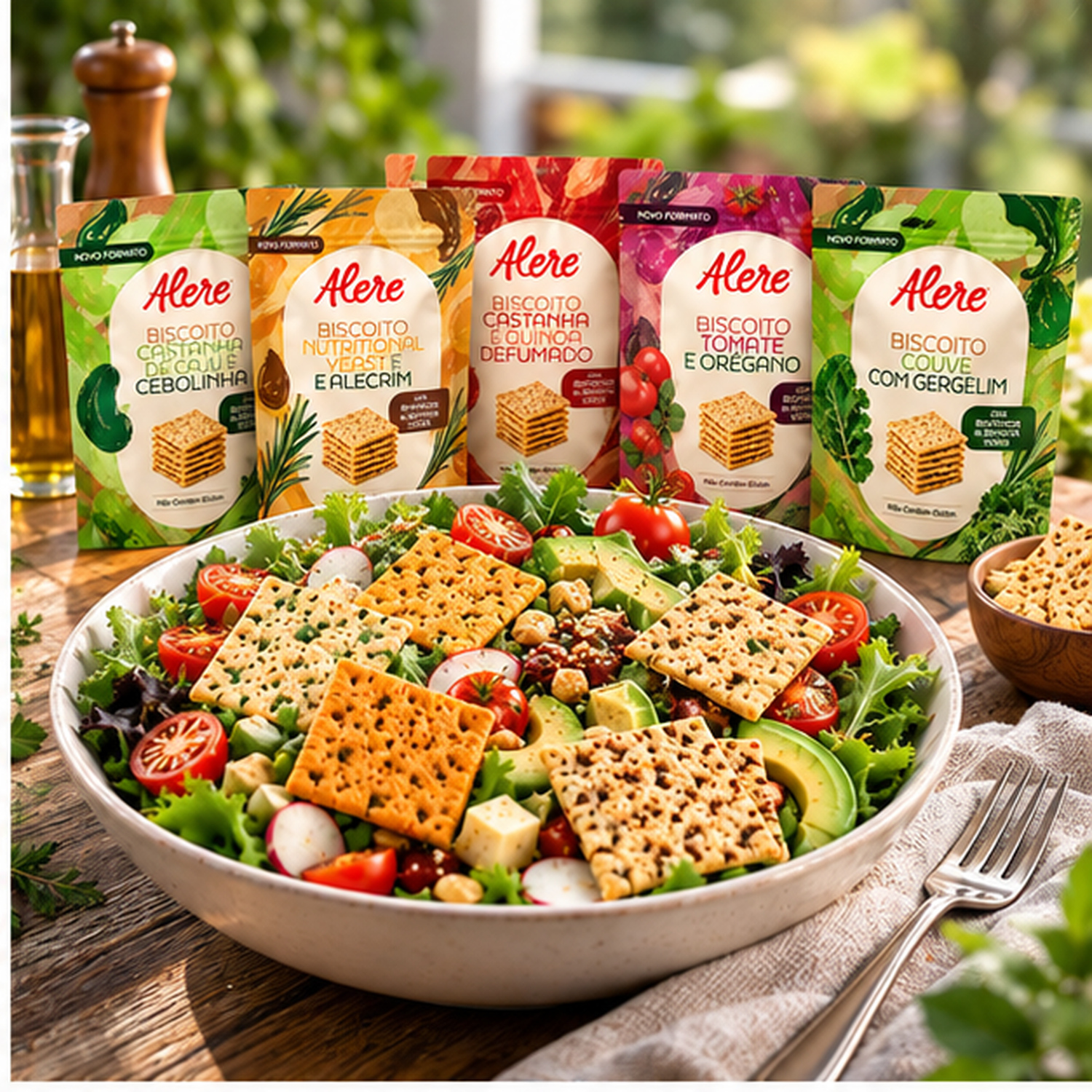 Kit 5 Biscoitos Alere 5 Sabores Sem Glúten 70g foto 3