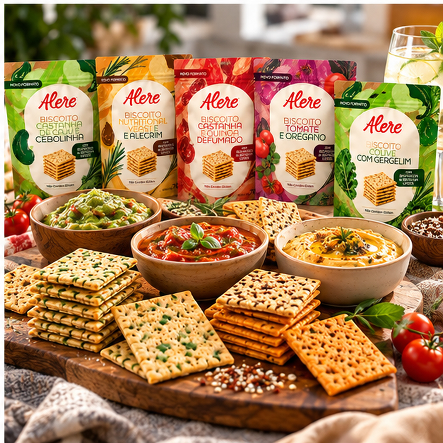 Kit 5 Biscoitos Alere 5 Sabores Sem Glúten 70g foto 5