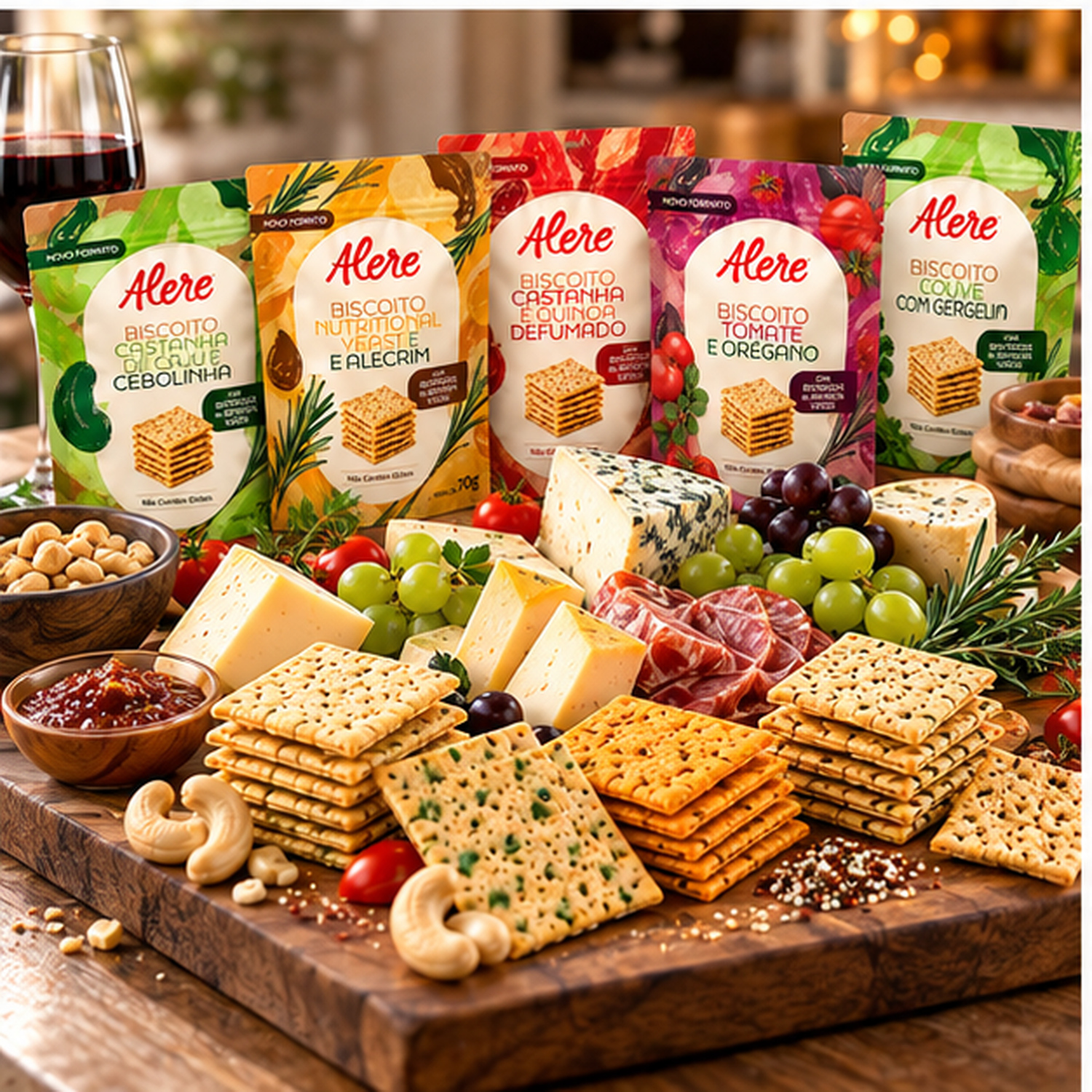 Kit 5 Biscoitos Alere 5 Sabores Sem Glúten 70g foto 7