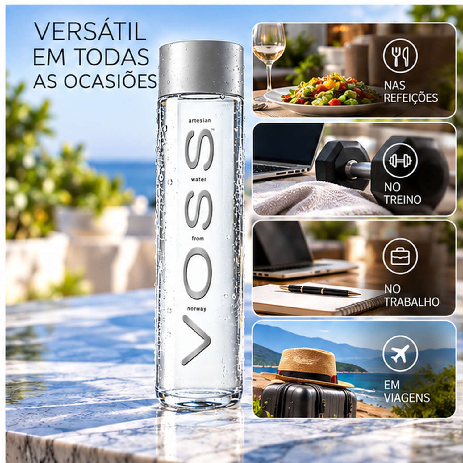 Kit 6 Água Mineral Natural VOSS Sem Gás 500ml (Garrafa PET) foto 6