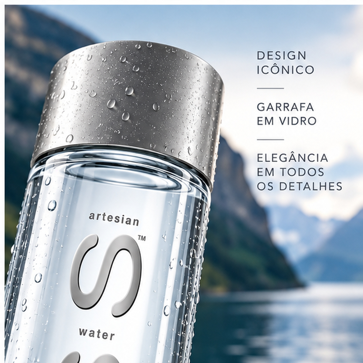 Água Mineral Natural VOSS s/ Gás 375ml (Garrafa Vidro) foto 4