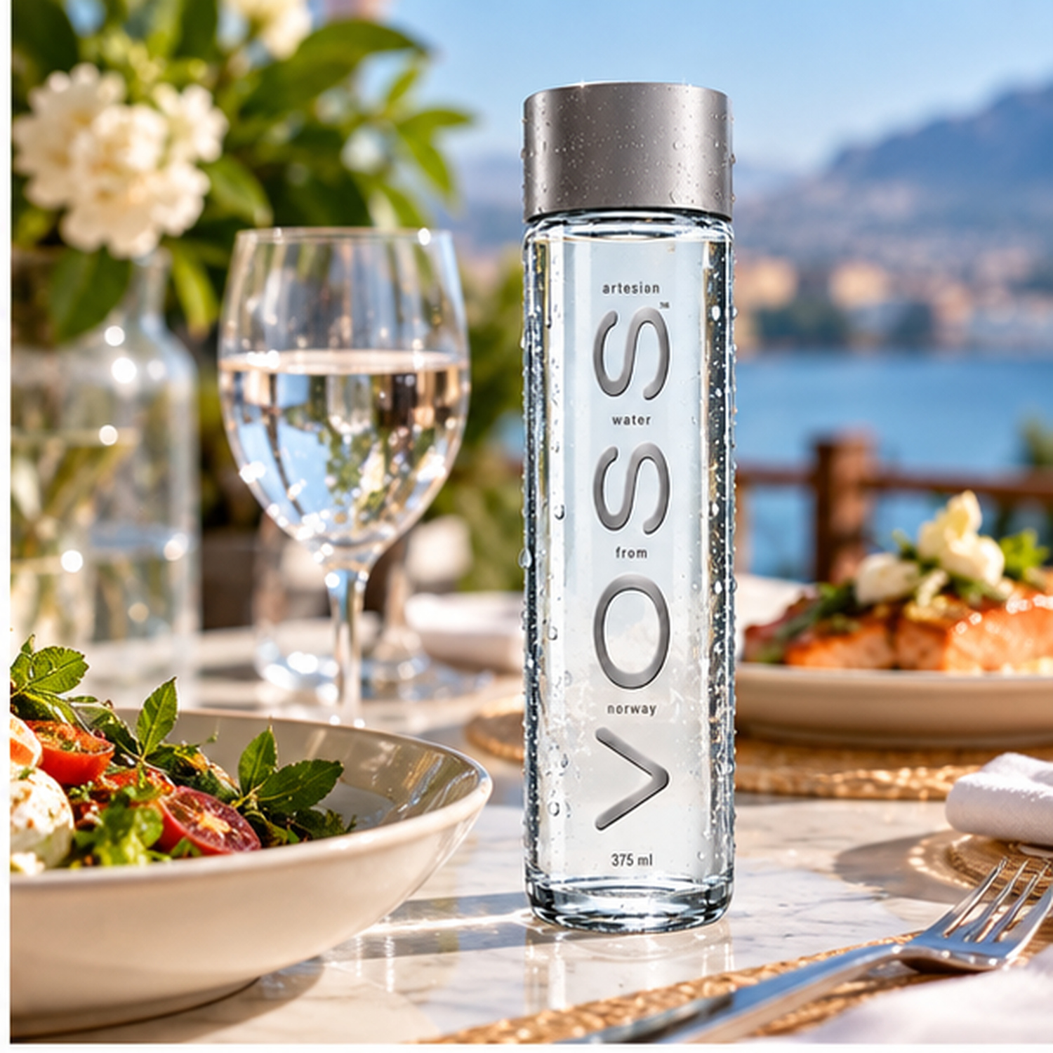 Kit 12 Água Mineral Natural VOSS s/ Gás 375ml Garrafa Vidro foto 8
