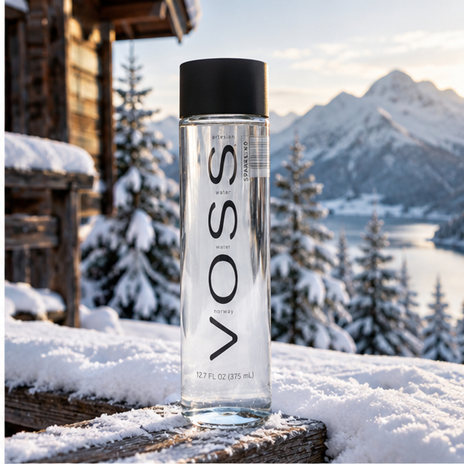Kit 12 Água Mineral Natural VOSS c/ Gás 375ml Garrafa Vidro foto 6