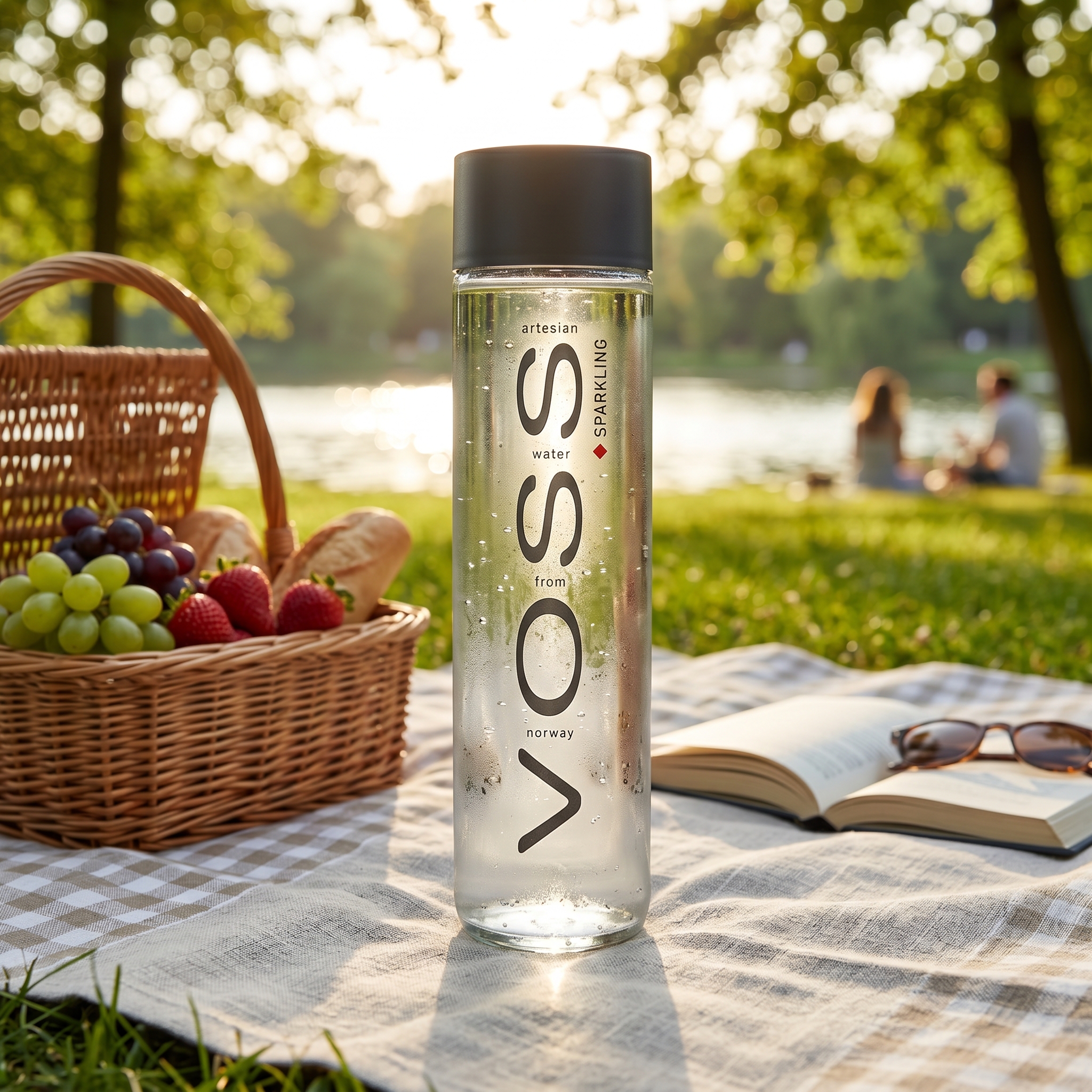 Água Mineral Natural VOSS Com Gás 800ml Garrafa Vidro foto 2
