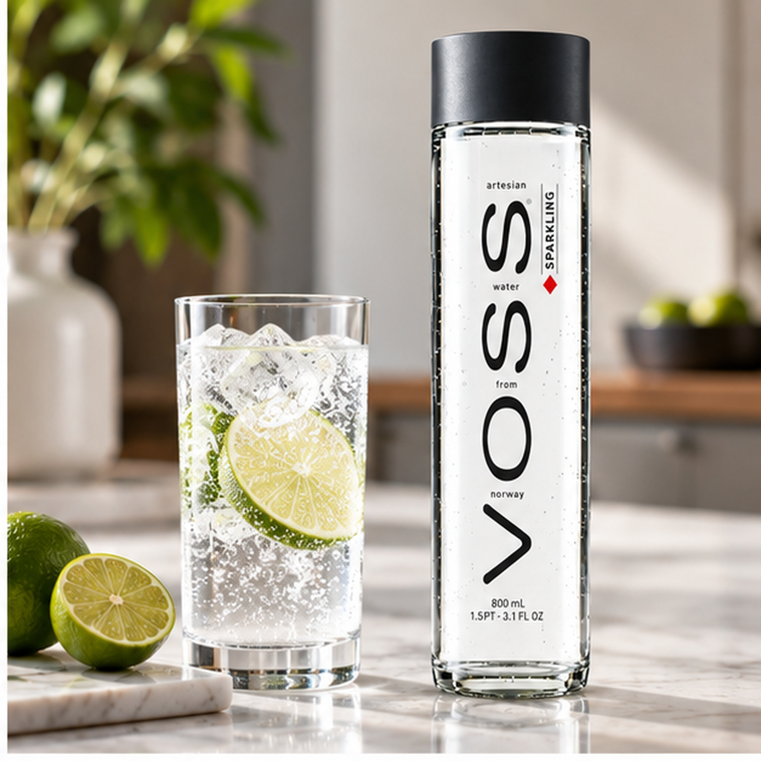 Kit 3 Água Mineral Natural VOSS Com Gás 800ml Garrafa Vidro foto 8