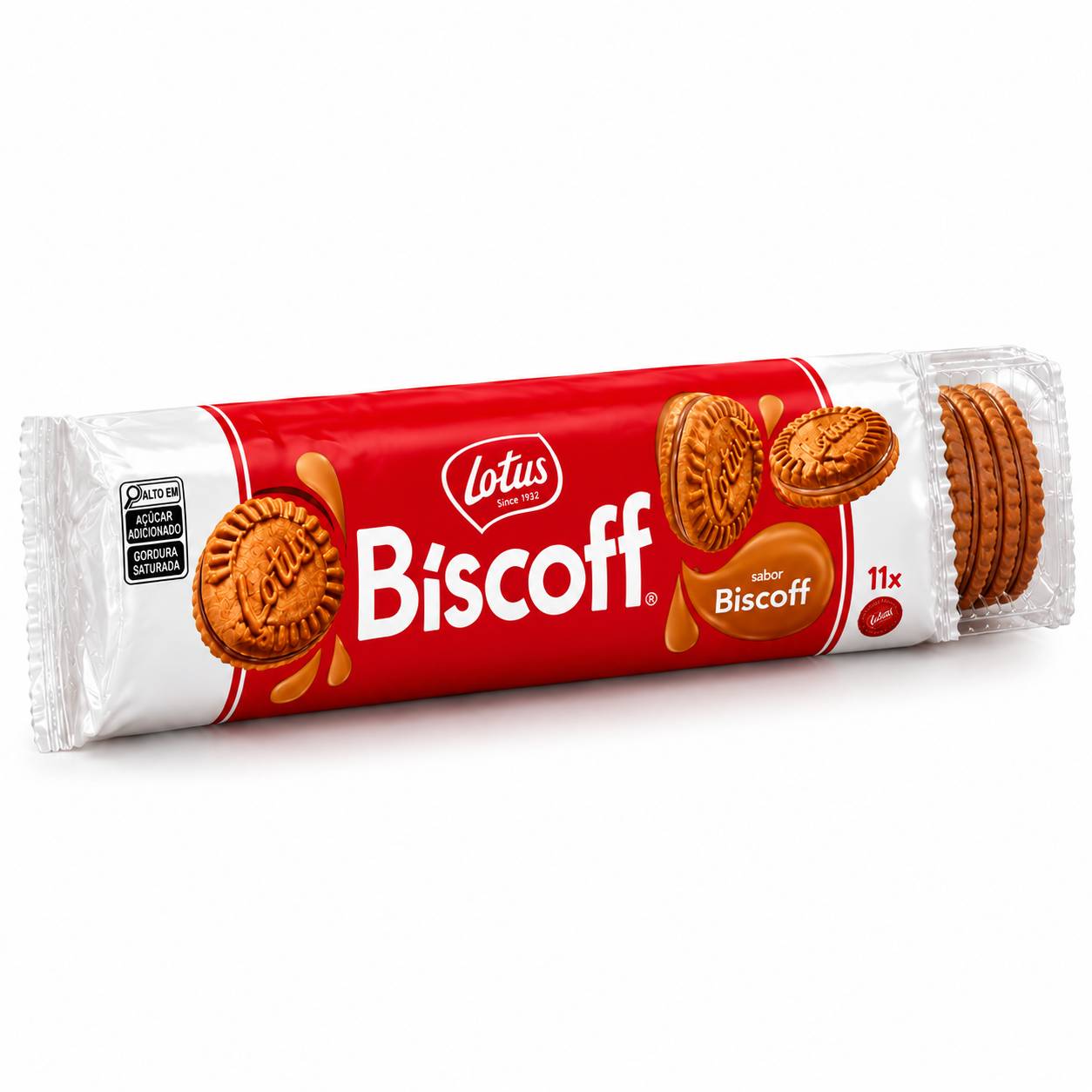 Biscoito Belga Reheado de Creme LOTUS BISCOFF 150g