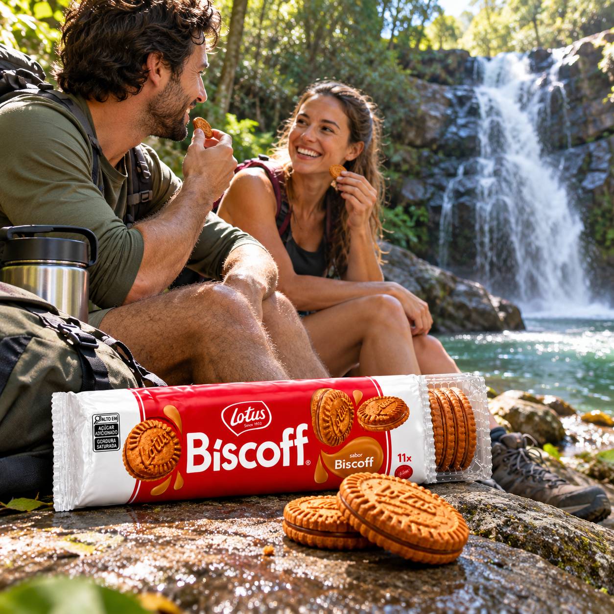 Biscoito Belga Reheado de Creme LOTUS BISCOFF 150g foto 3